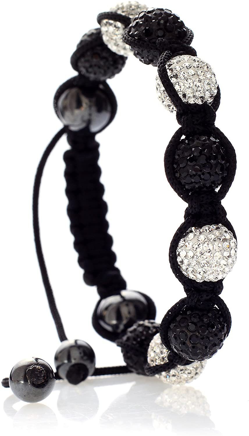 Karisma Edelstahlarmband Karisma Shambala Damen Armband 10 mm Kristalkugeln mit