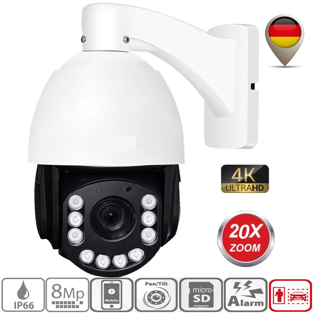Überwachungskamera Anpviz 8MP PTZ IP-Kamera mit 20-Facher Zoom