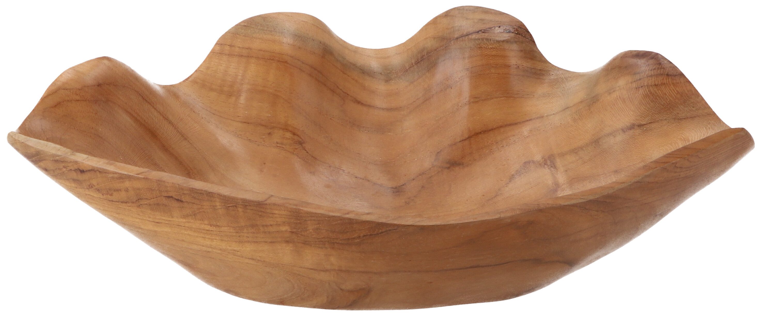Guru-Shop Dekoschale Holzschale Muschel, geschnitzte Obstschale,.. günstig online kaufen