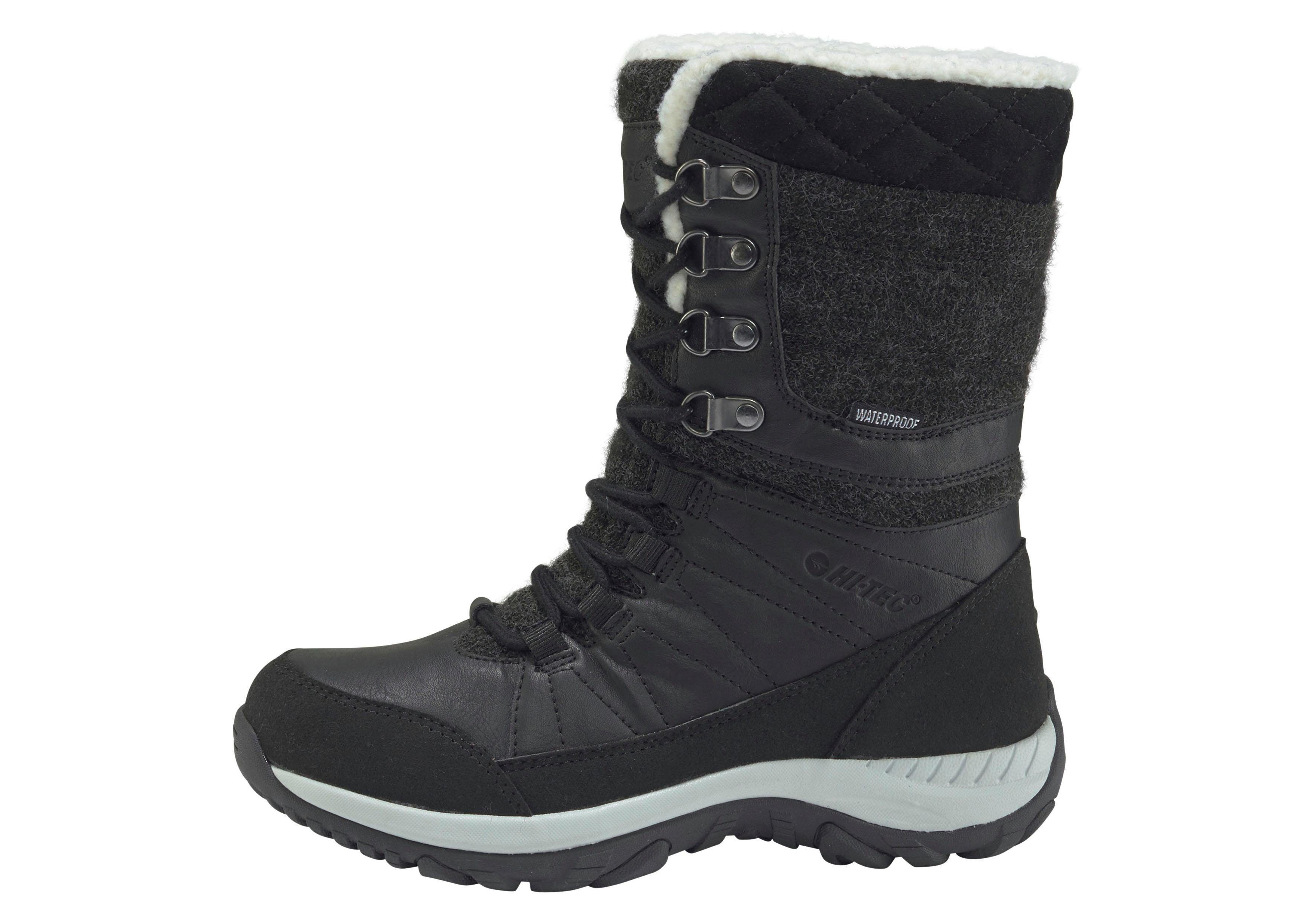 Hi-Tec wärmend Waterproof und Outdoorwinterstiefel Riva Black wasserdicht