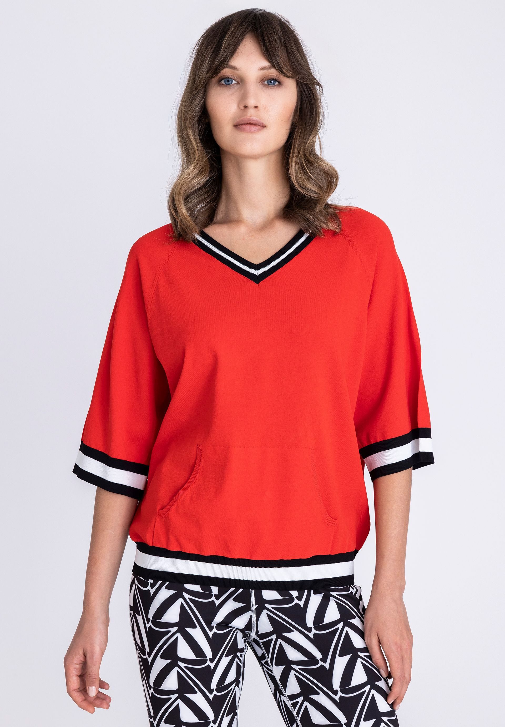 TUZZI Strickpullover mit Kängurutasche