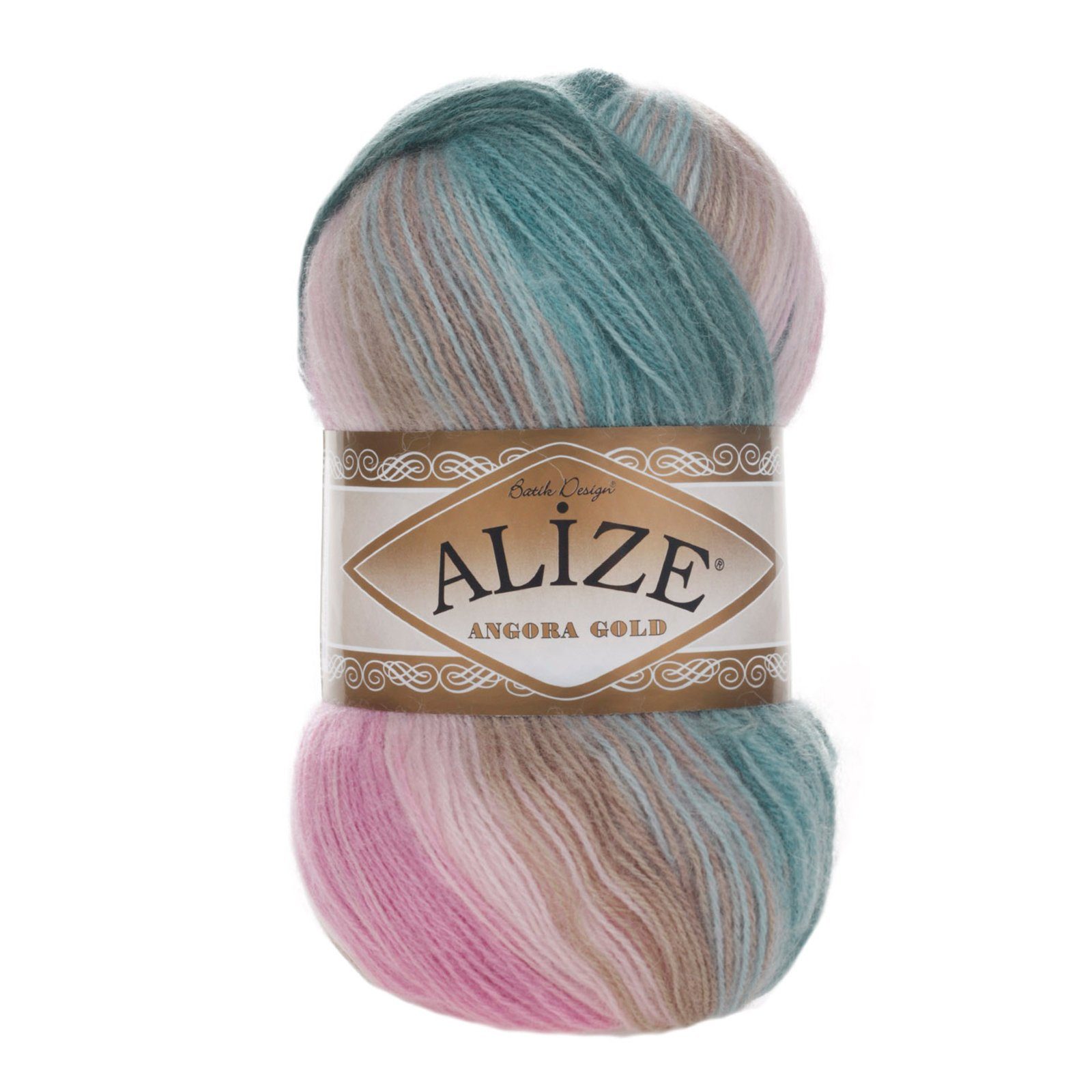 Thumbnail - Alize 5 x 100g Farbverlaufsgarn Alize Angor Gold Batik 20% Wolle Winterwolle Häkelwolle, 2750 m (Sparpaket), 2970 Gebirg...