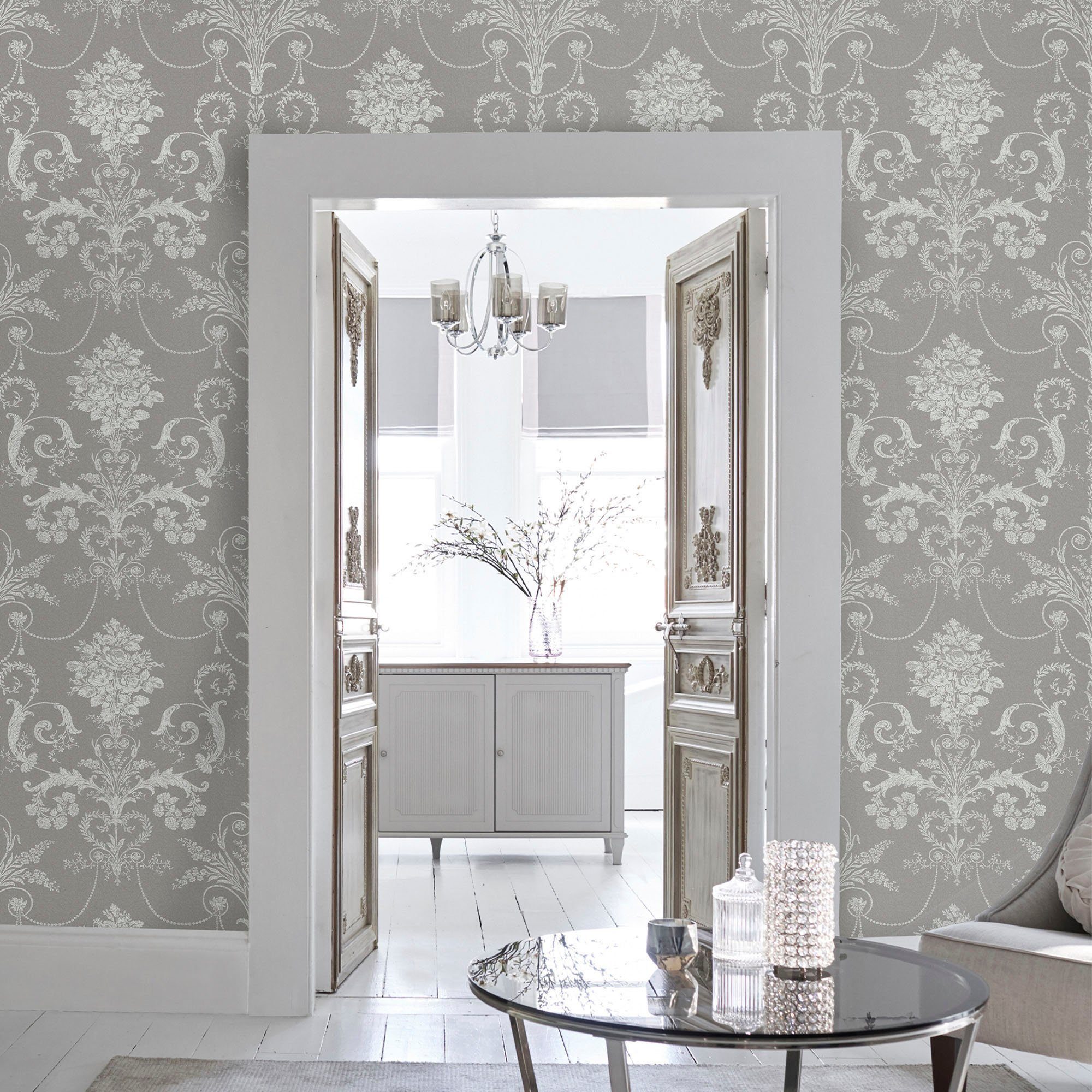 LAURA ASHLEY Vliestapete Josette, gemustert, FSC® günstig online kaufen