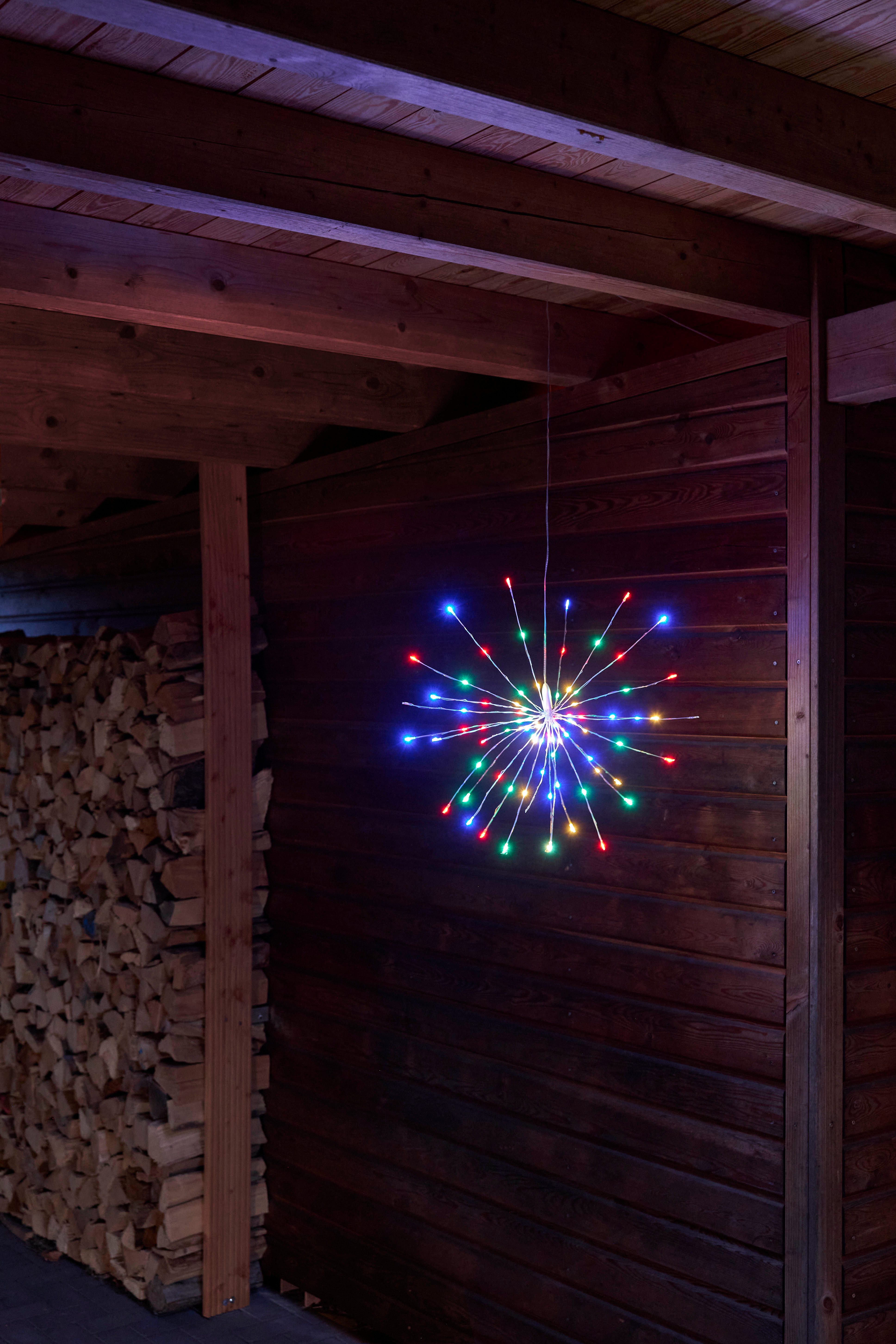 Northpoint LED-Lichterkette Eiskristallleuchte 90 LEDs Ø50cm für Innen und günstig online kaufen