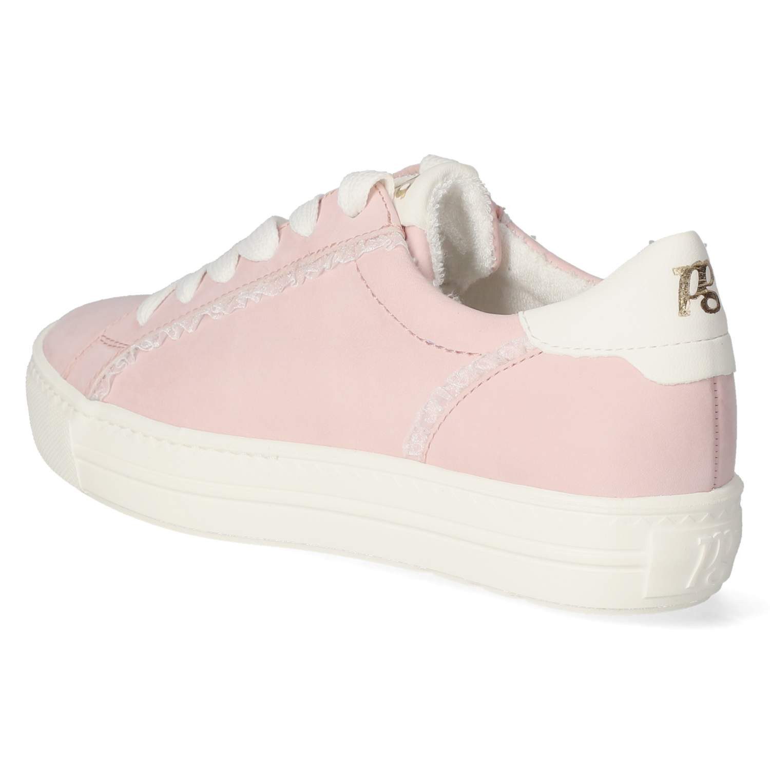 Paul Green Paul Green 5561-009 Damen Rauleder pink Schnürschuh