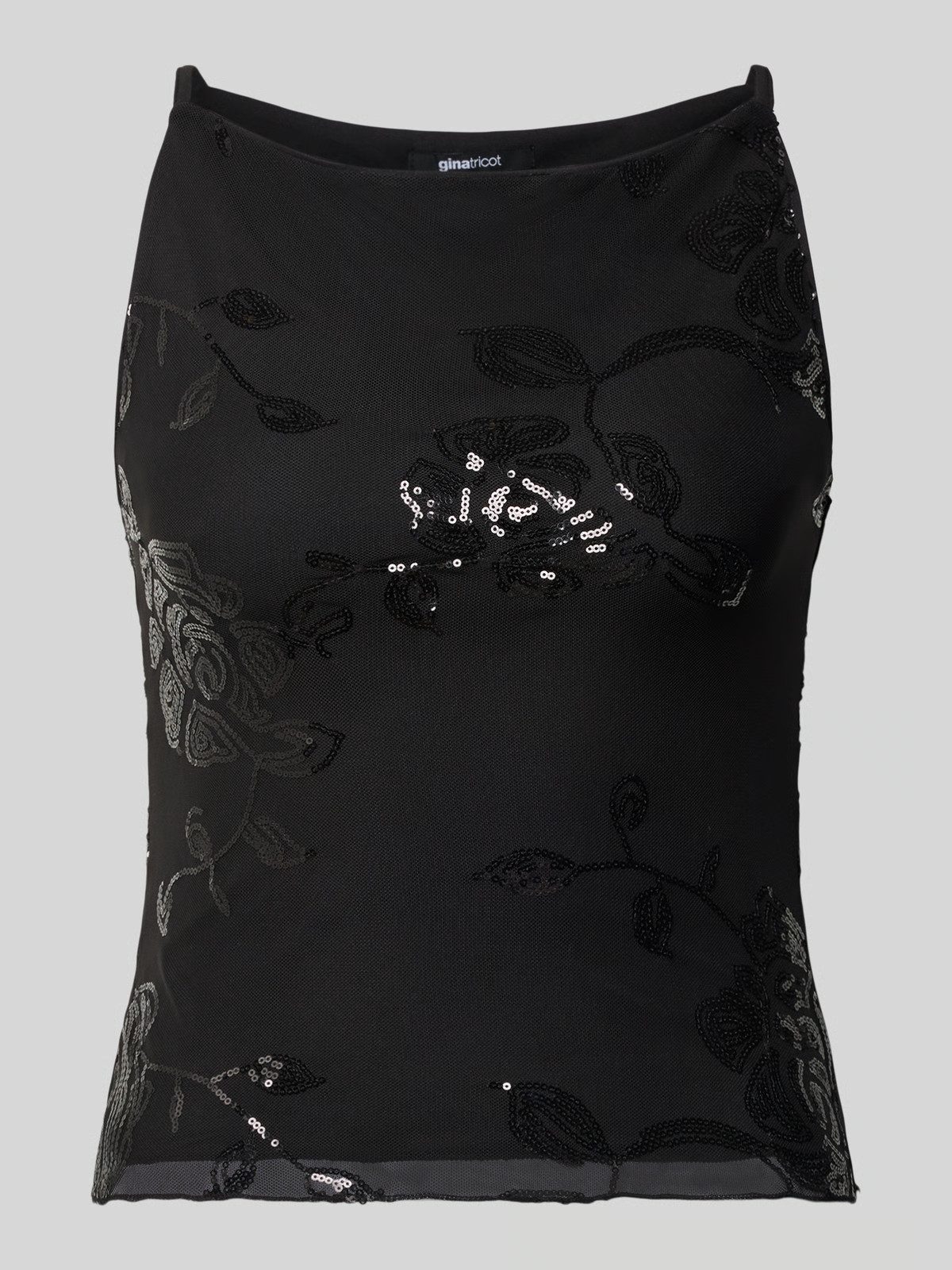 Gina Tricot Shirttop Floral sequins top - Top mit Pailletten - Damen Top