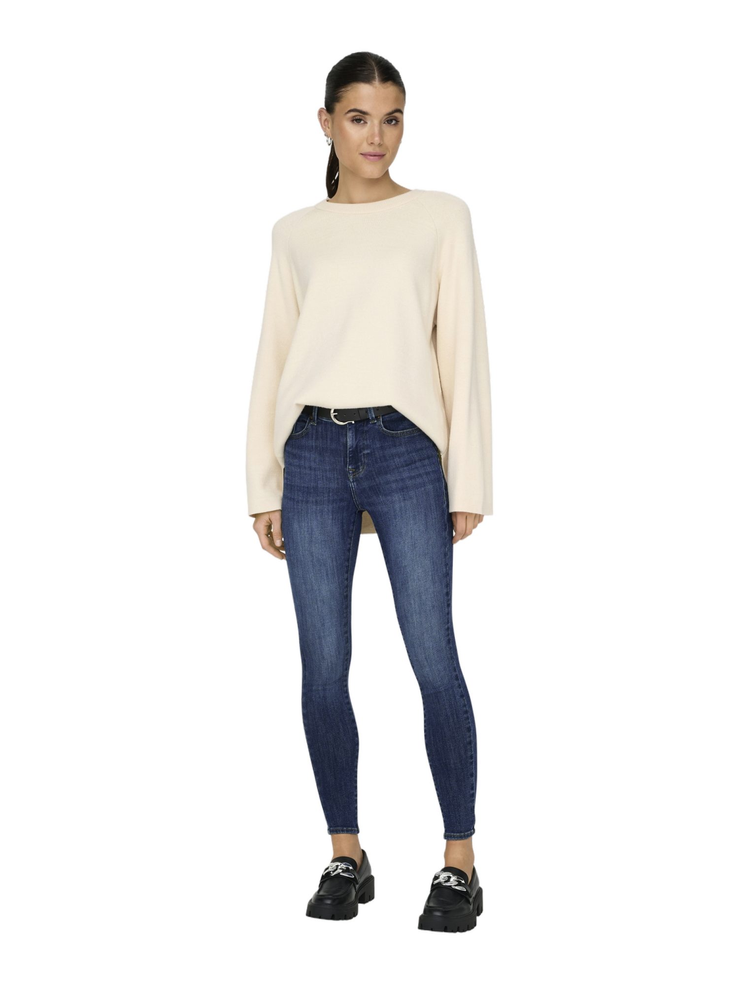 ONLY Jeansleggings 2026 8_PRESPRING blau,Casual,Baumwolle,Unifarben,Skinny,Mittel – Bild 5 von 5
