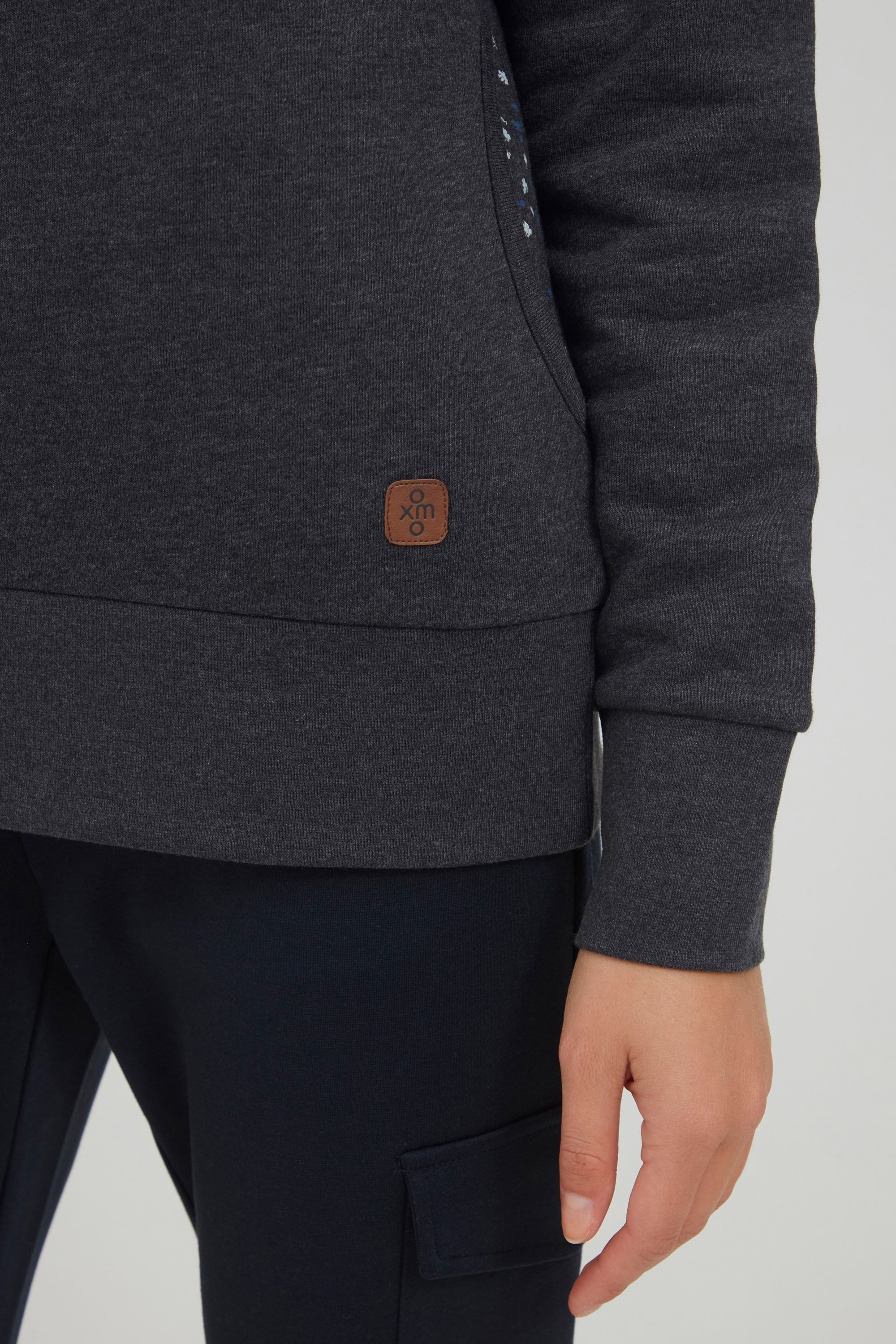 OXMO Kapuzenpullover OXUdine Kapuzenpullover mit Kordelzug