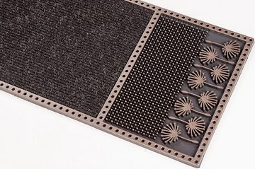 Fußmatte CC Clean Dandeli, Home2Fashion, rechteckig, Höhe: 8 mm, schmale Schmutzfangmatte, strapazierfähig, In- und Outdoor geeignet