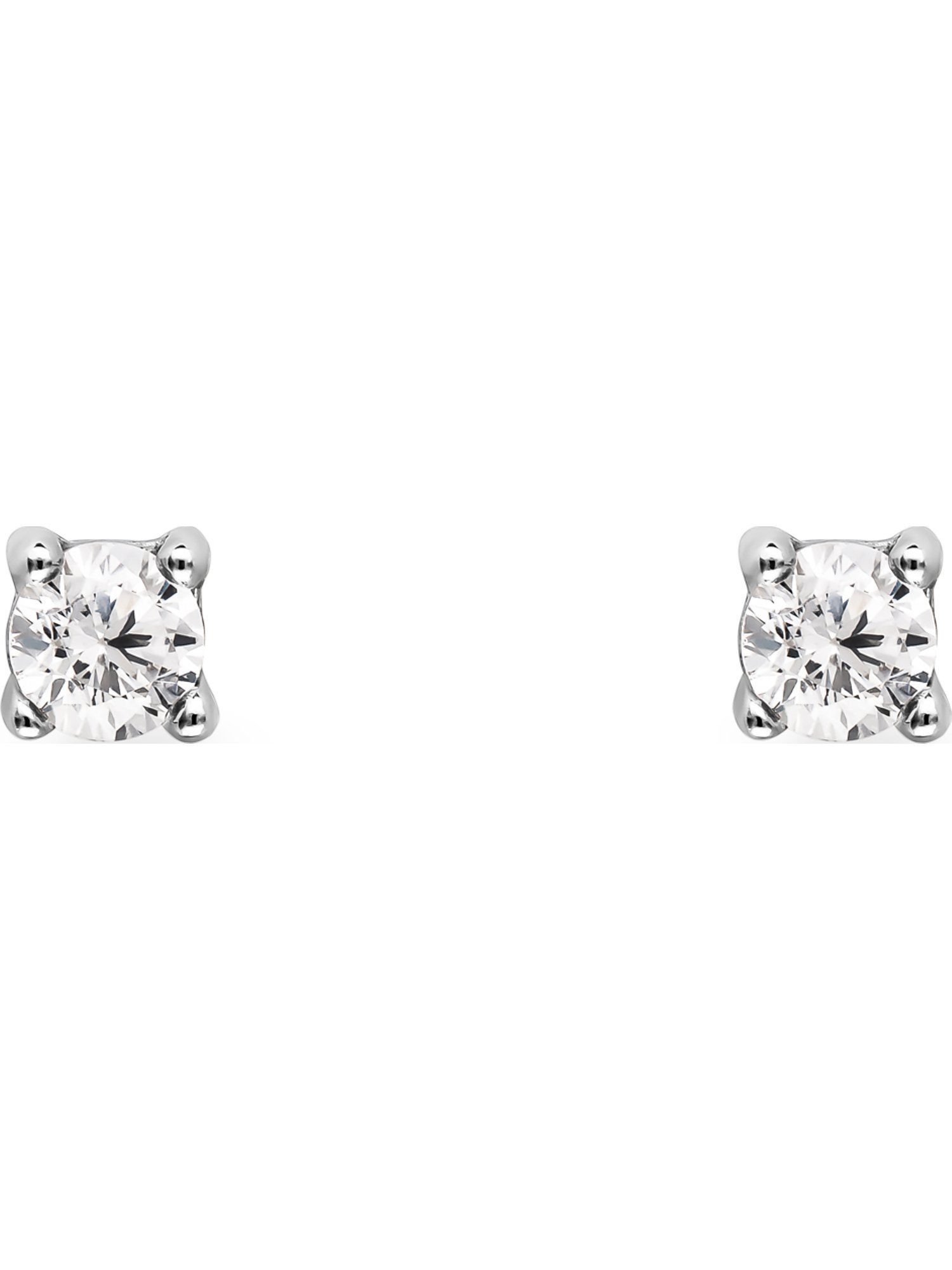 FAVS Paar Ohrstecker FAVS Damen-Ohrstecker 925er Silber 2 Zirkonia