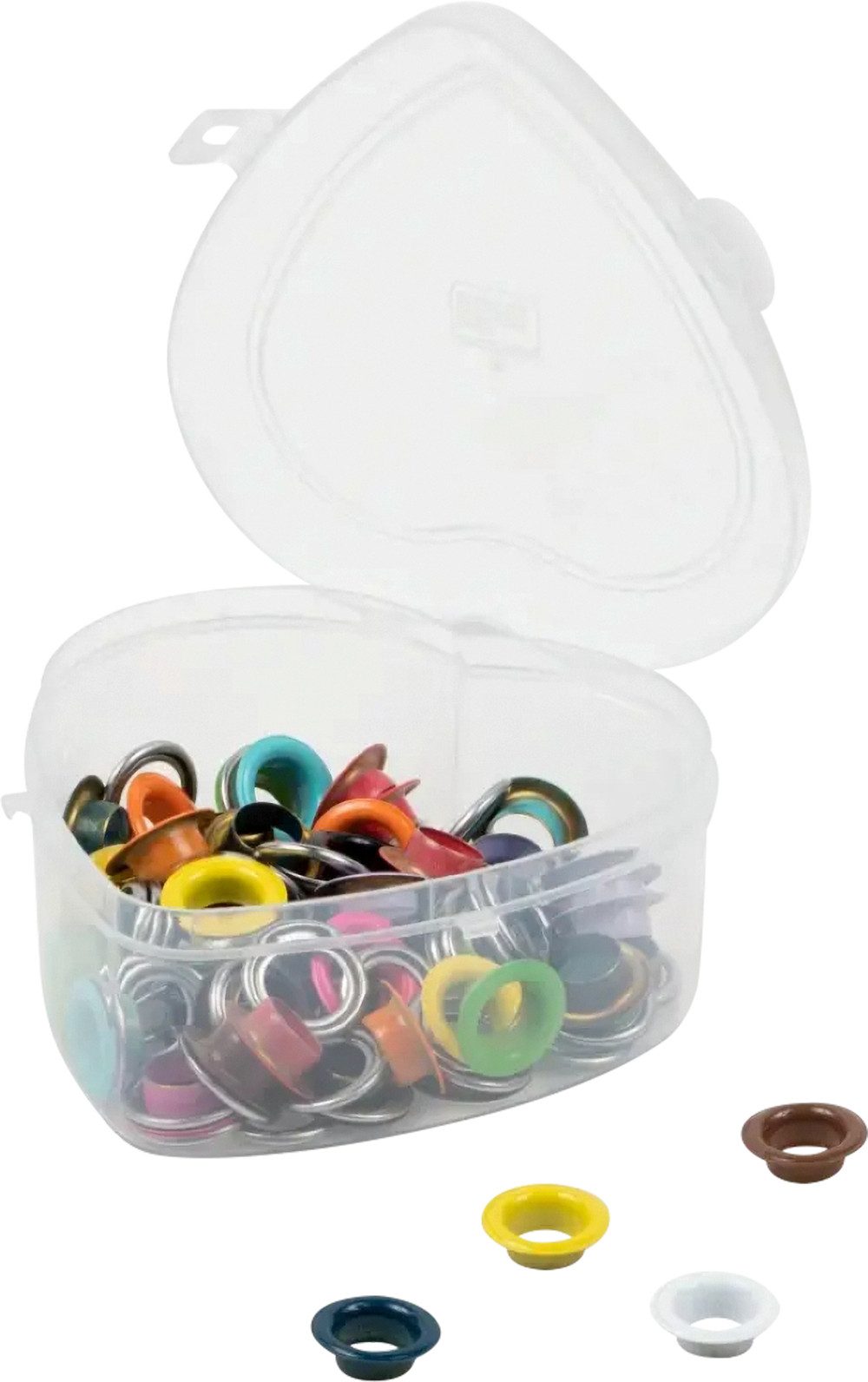 Prym Öse Prym Ösen mit Scheiben Bunt, Ø 11 mm, 55 Stück, in (55-St)