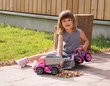 Lena® Spielzeug-Traktor TRUXX, rosa, inklusive Spielfigur, Made in Europe