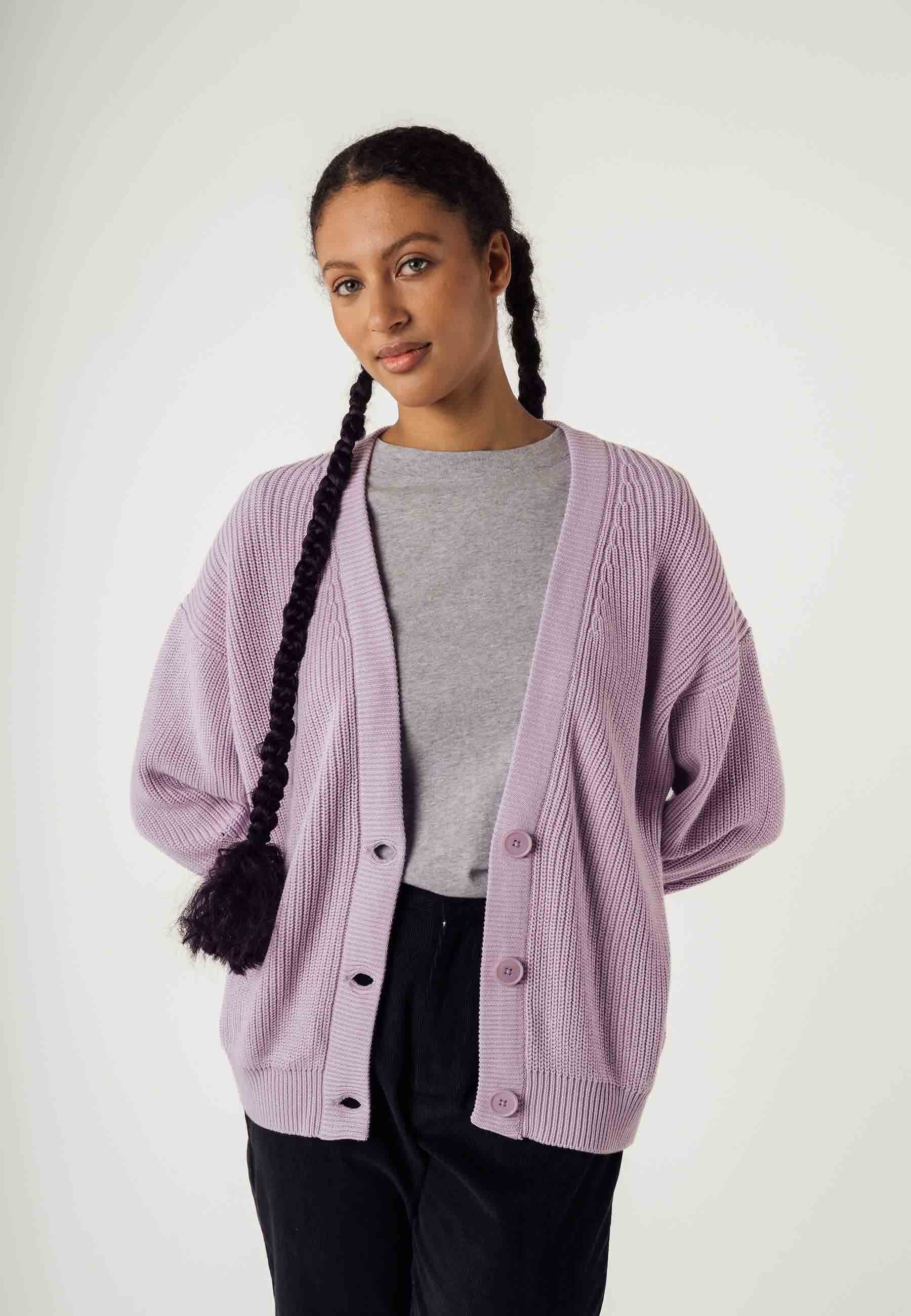 Cardigan Strick NEESHA lilac Cardigan MELA