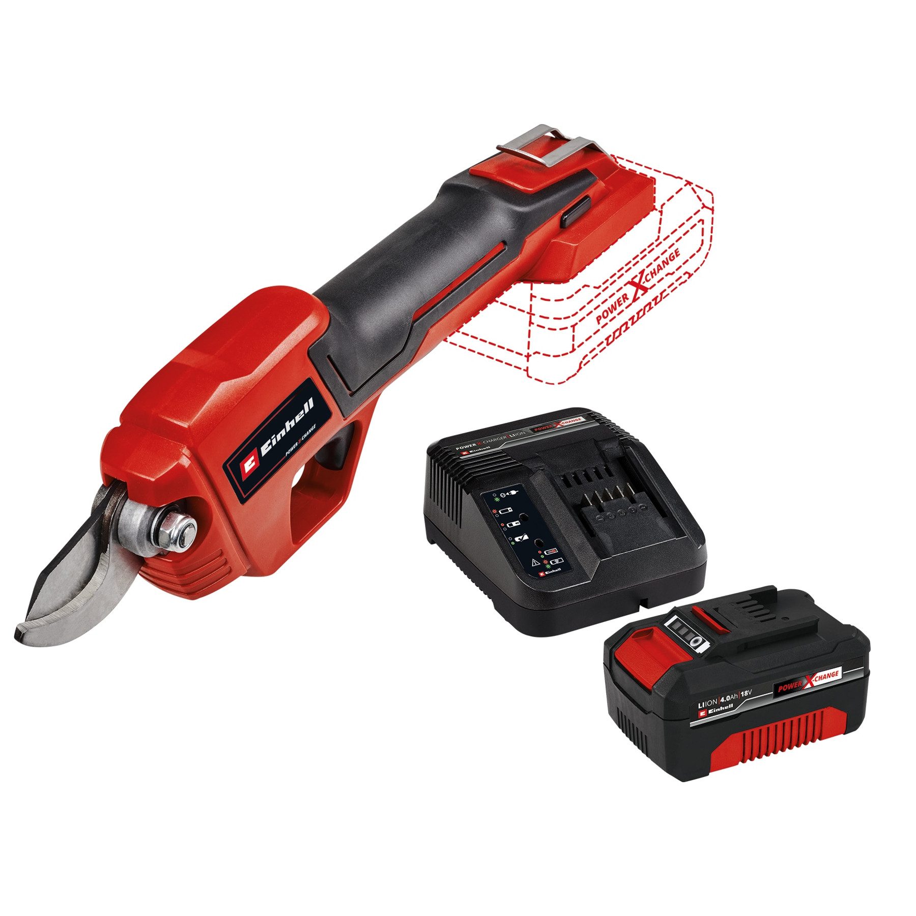 Einhell Akku-Astschere EINHELL Akku-Astschere GE-LS 18 Li, 1x Akku 4,0 Ah