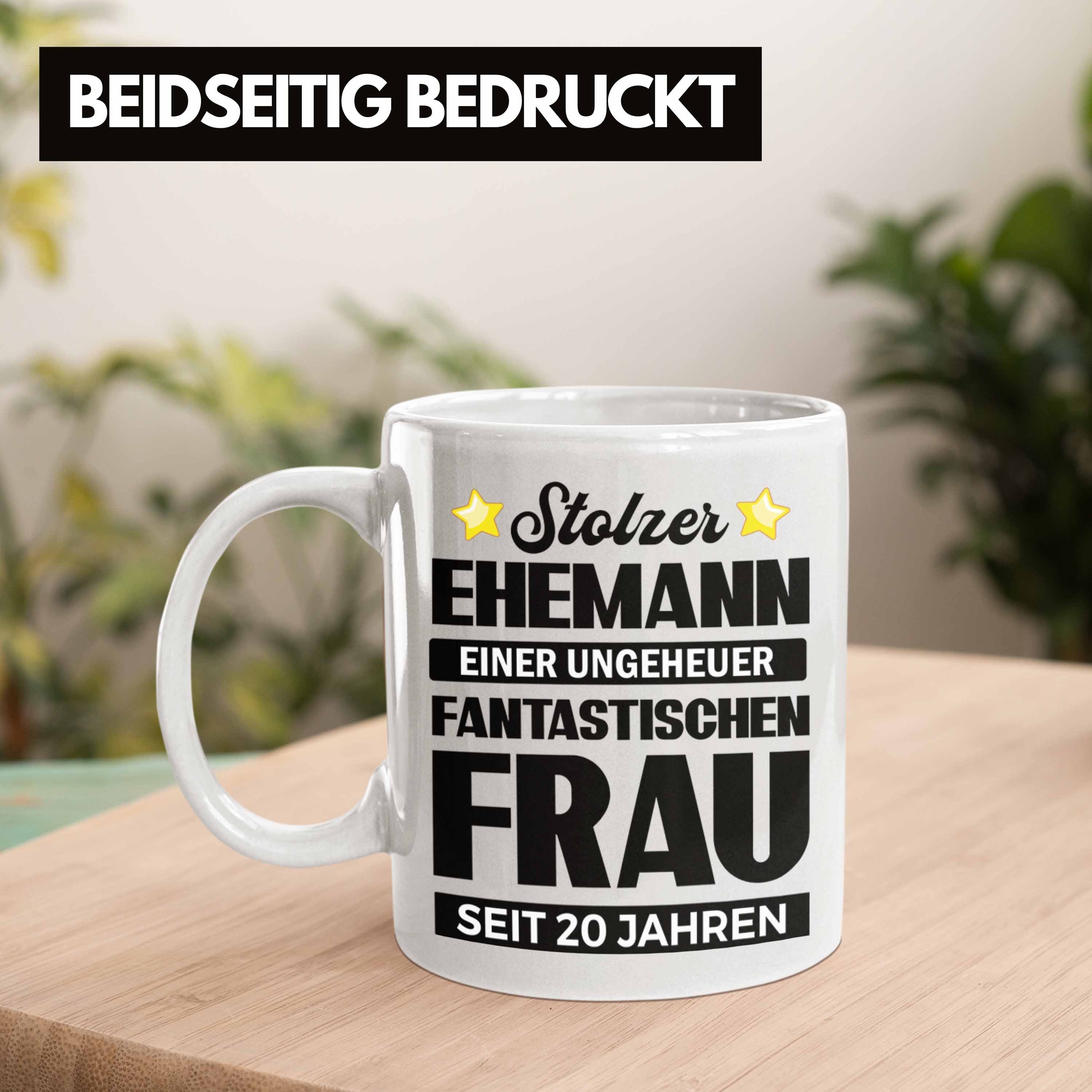 - Tasse Hochzeitstag Geschenk Lustiger Tasse Spruch Verheiratet Trendation Jahre 20 Trendation Weiss 20. Ehemann