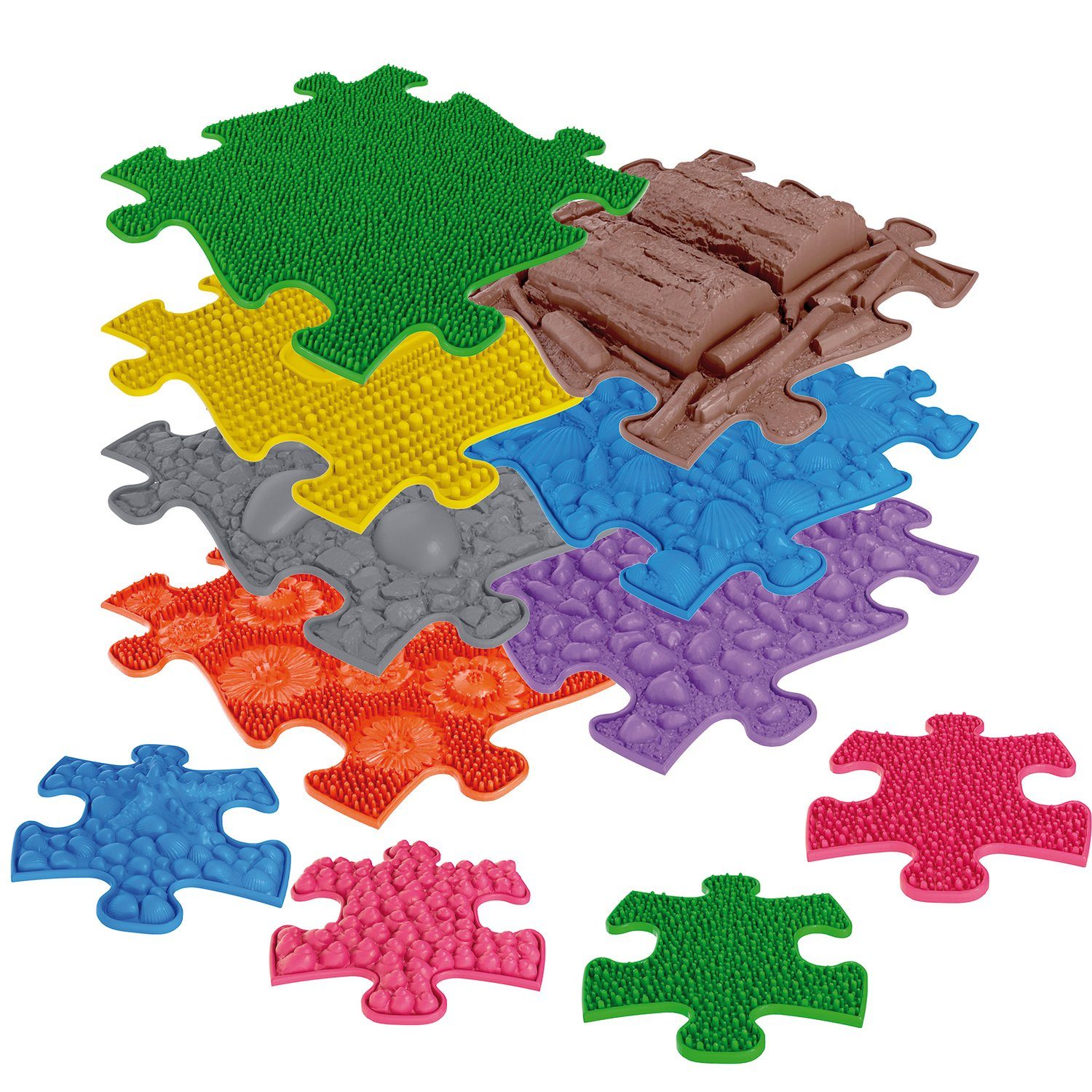 EDUPLAY Lernspielzeug Sensorik-Pfad 11-teilig günstig online kaufen