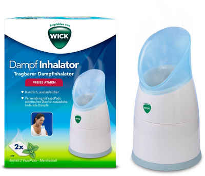 WICK Inhalator W1300V1, kompakt und leicht zu bedienen, unterstützt der Inhalator freies Atmen