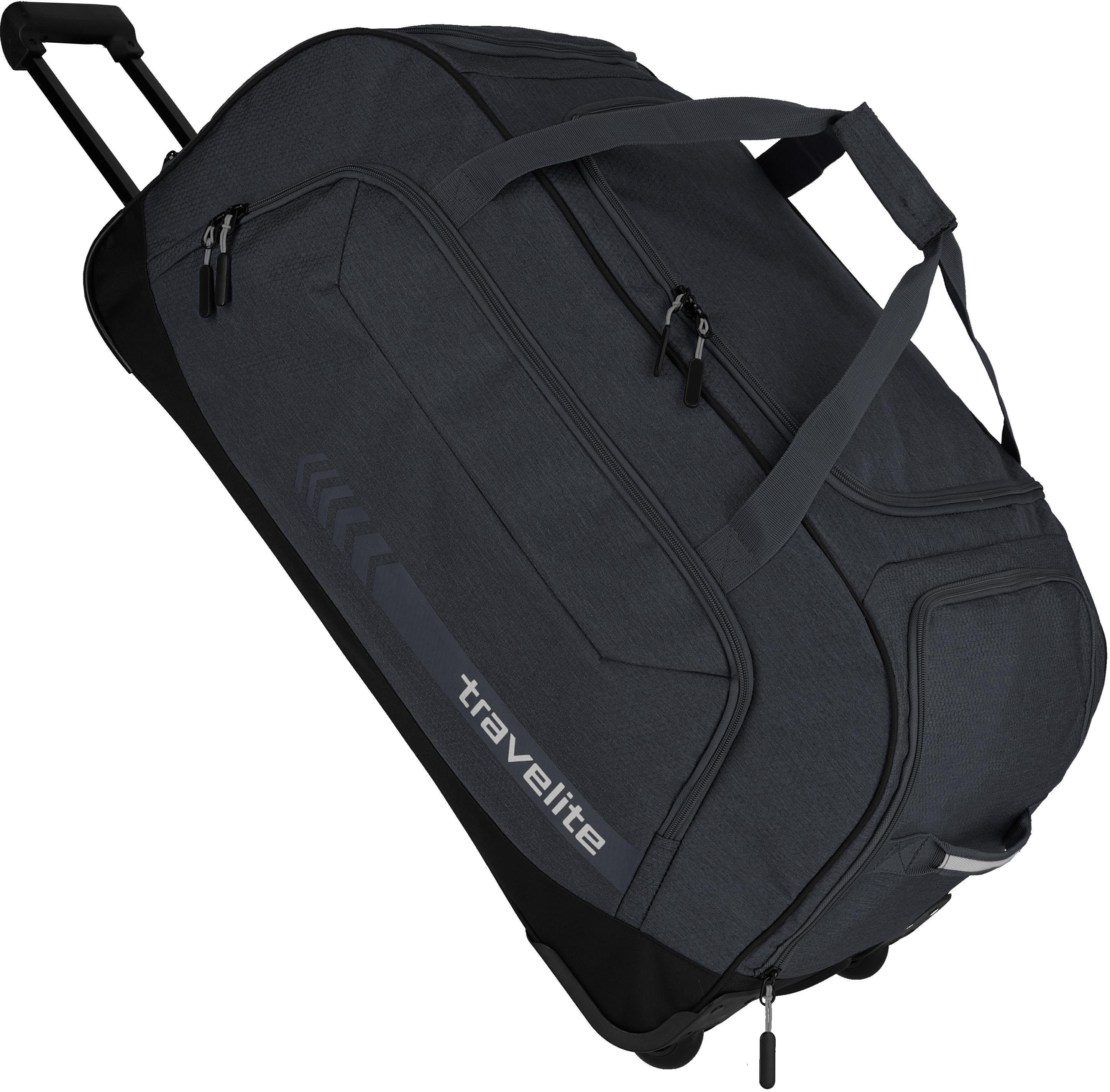 travelite Reisetasche Kick Off XL, cm, Trolleyfunktion anthrazit 77 mit