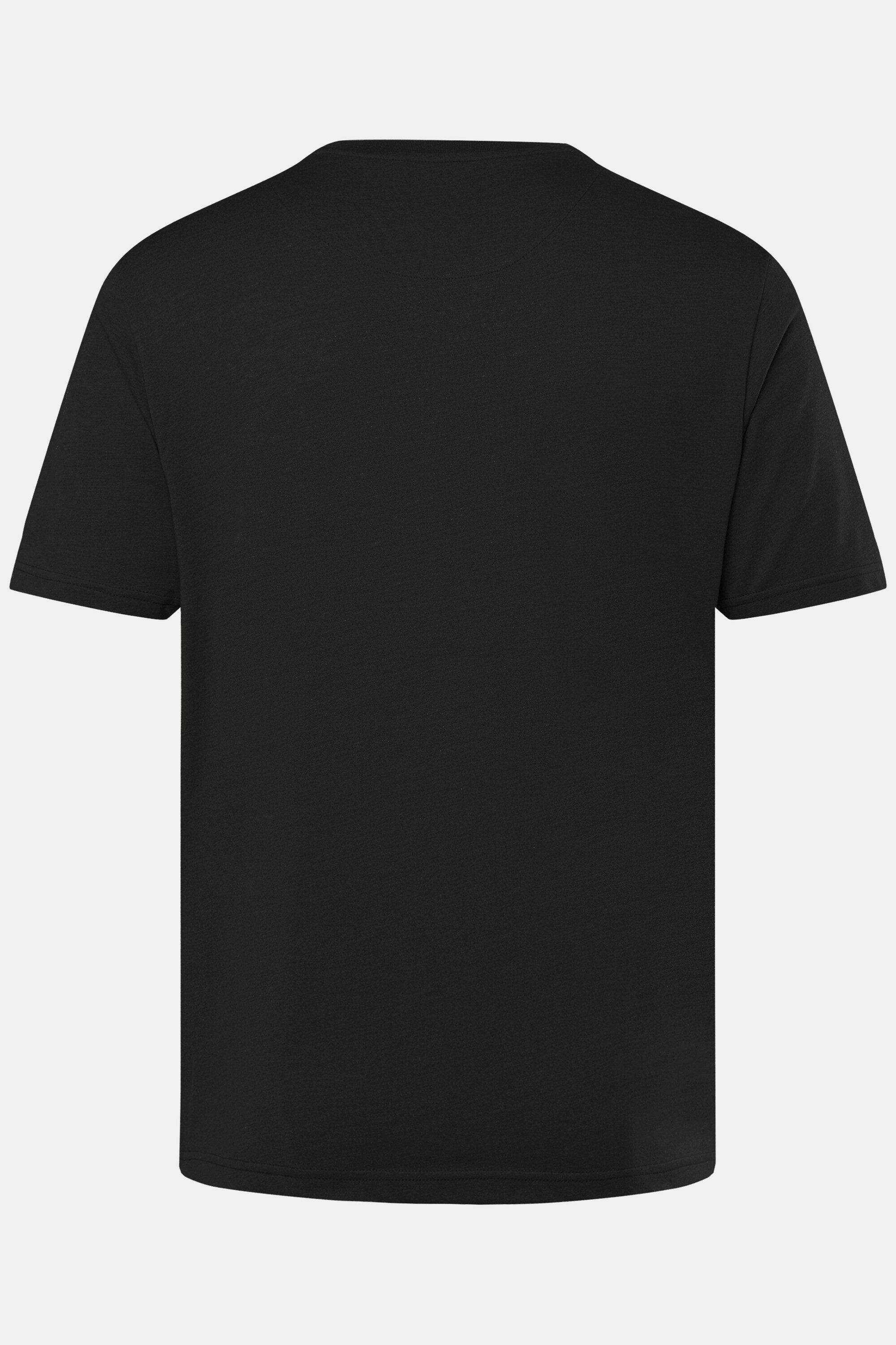 Men Plus T-Shirt T-Shirt Basic Halbarm V-Ausschnitt