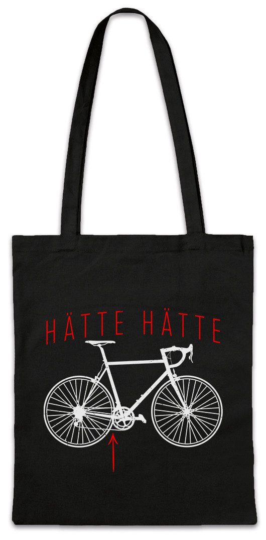 Beuteltasche Hätte hätte Fahrradkette Stofftasche Fun FahrradMTB Rennrad