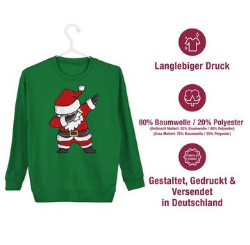 Shirtracer Sweatshirt Dabbing Weihnachtsmann Weihnachten Kleidung Kinder