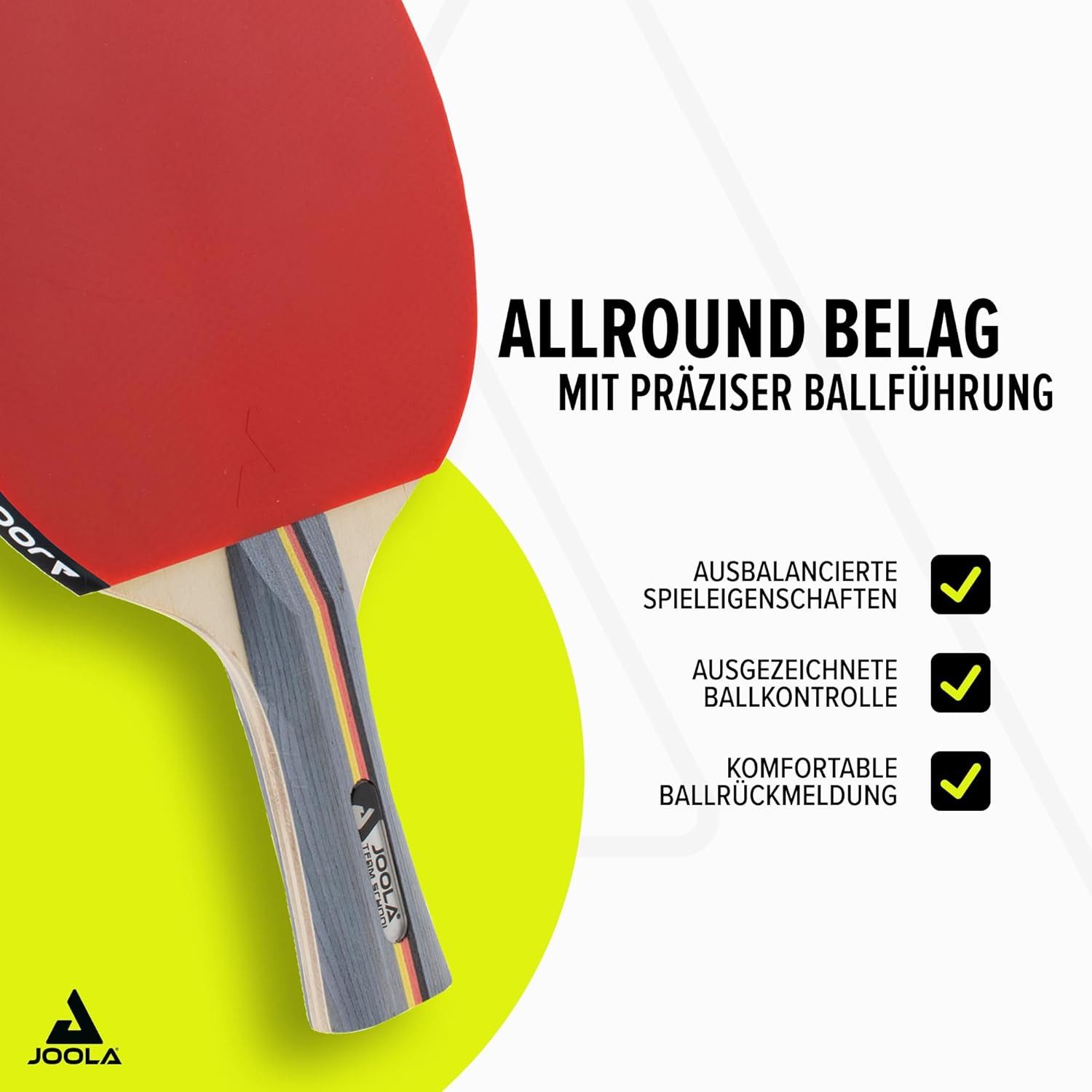 Joola Tischtennisschläger Tischtennis Team School Set, Tischtennis Schläger Set Tischtennisset Table Tennis Bat Racket – Bild 4 von 5