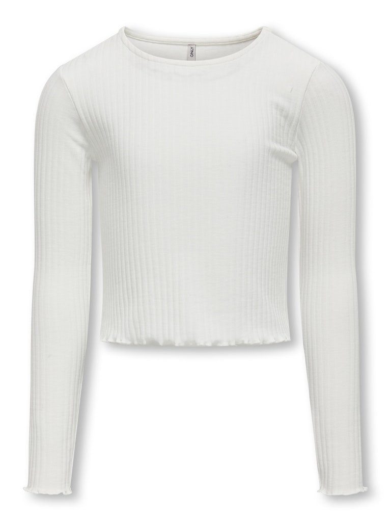 KIDS ONLY Langarmshirt KOGNELLA L/S O-NECK (1-tlg) gerippt