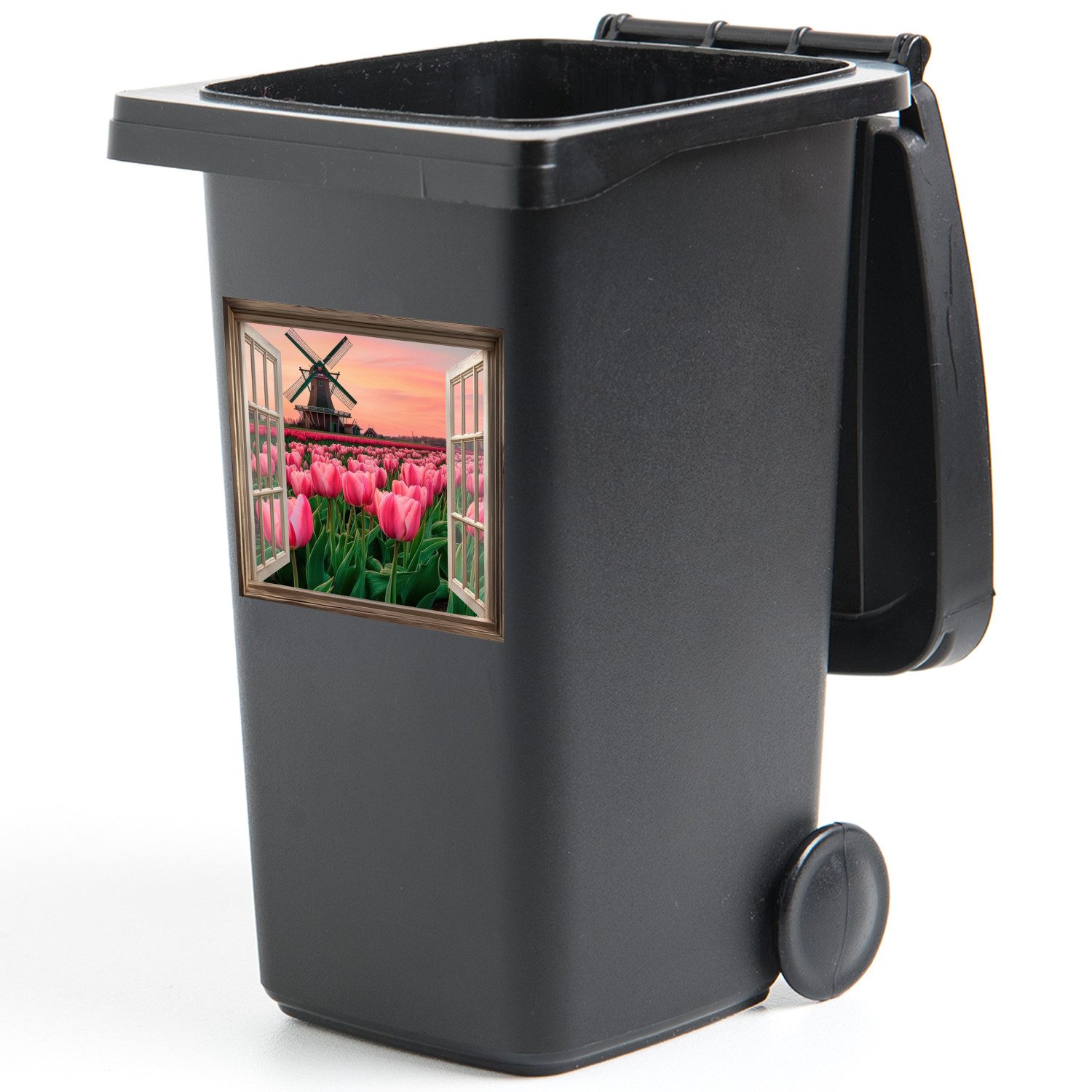 MuchoWow Wandsticker Ausblick - Tulpen - günstig online kaufen