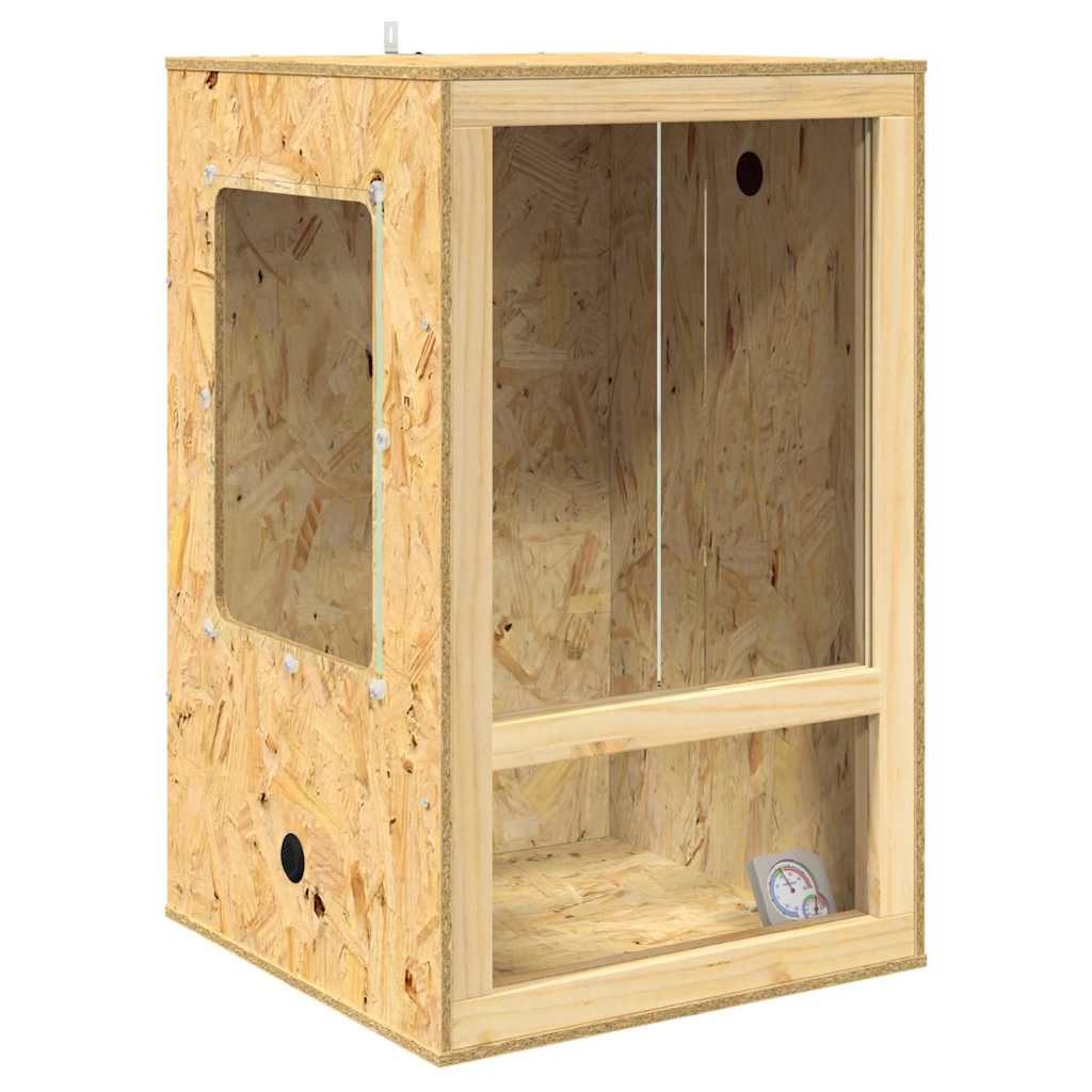 vidaXL Terrarium Terrarium Braun 50 x 50 x 80 cm OSB