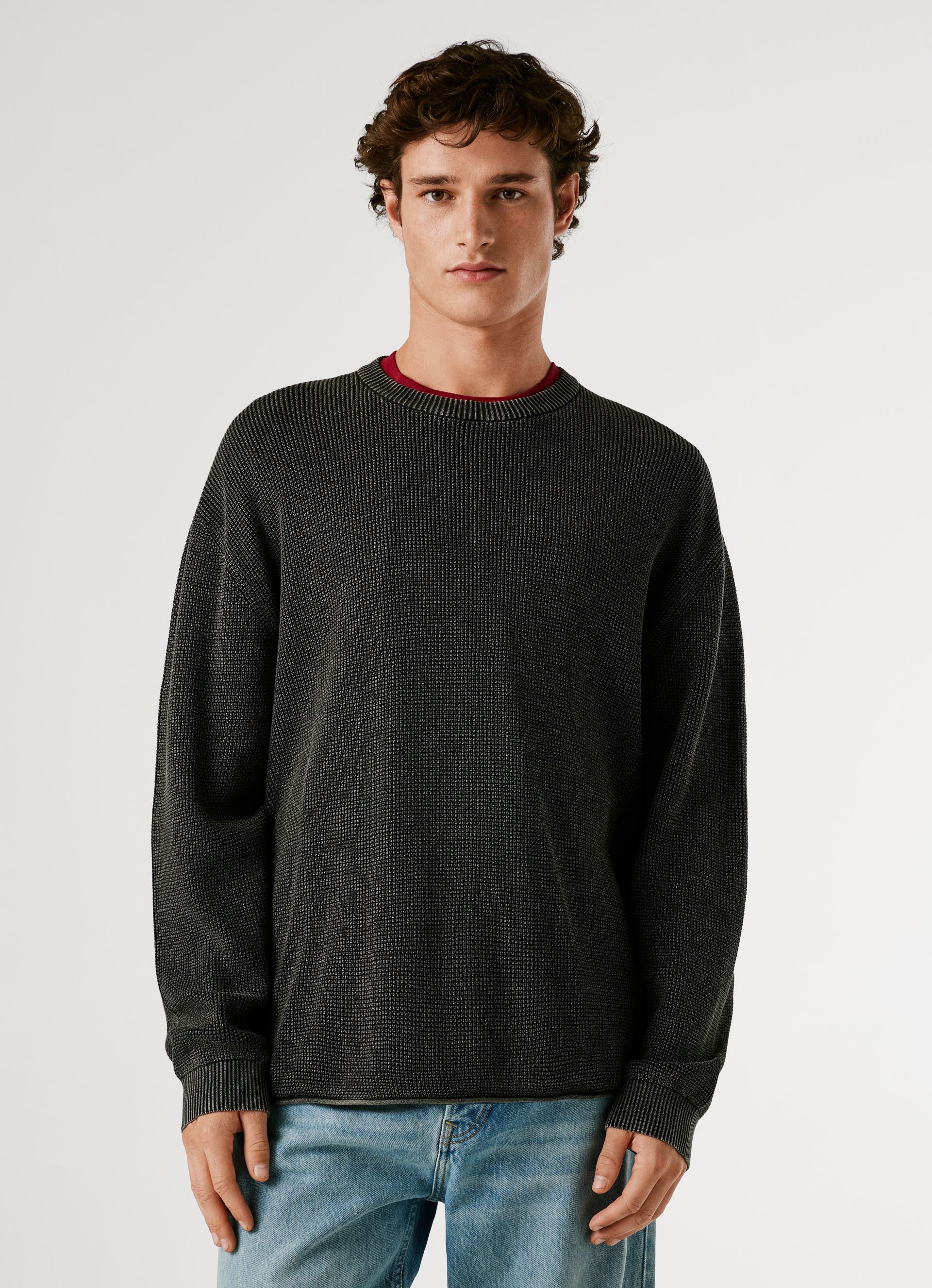 Pepe Jeans Strickpullover FRANK meliert günstig online kaufen