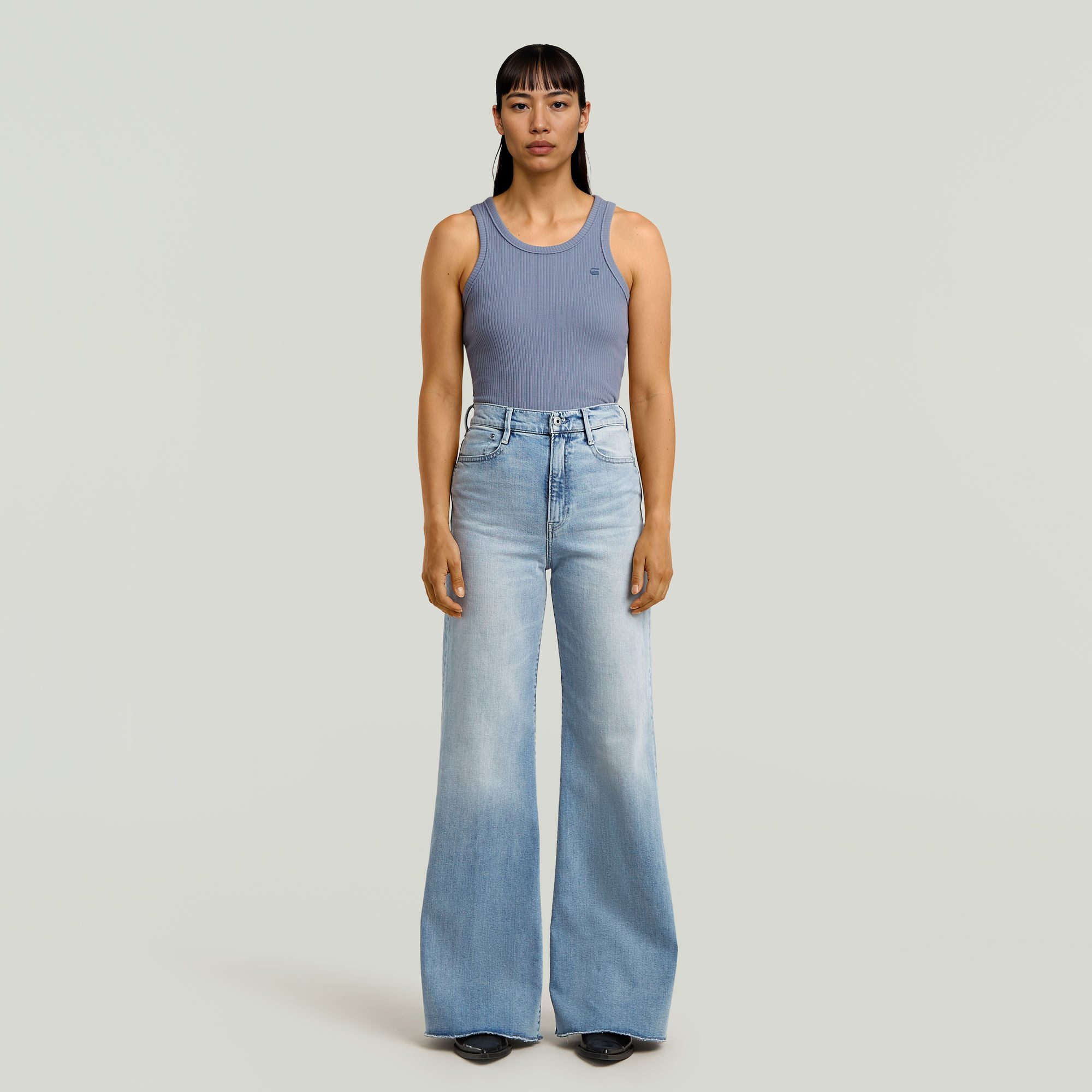 G-STAR Tanktop Ribbed Tanktop mit breiten Trägern