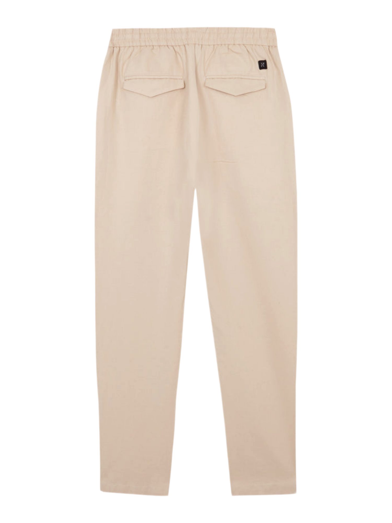 NOWADAYS Stoffhose natur,Casual,Baumwolle,Unifarben,Regular Fit,Mittel