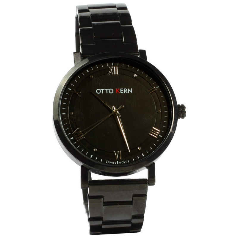 Otto Kern Uhr Otto Kern Herrenarmbanduhr aus Edelstahl mit Schweizer Uhrwerk Herrenuhr - 7-OK0124TV1