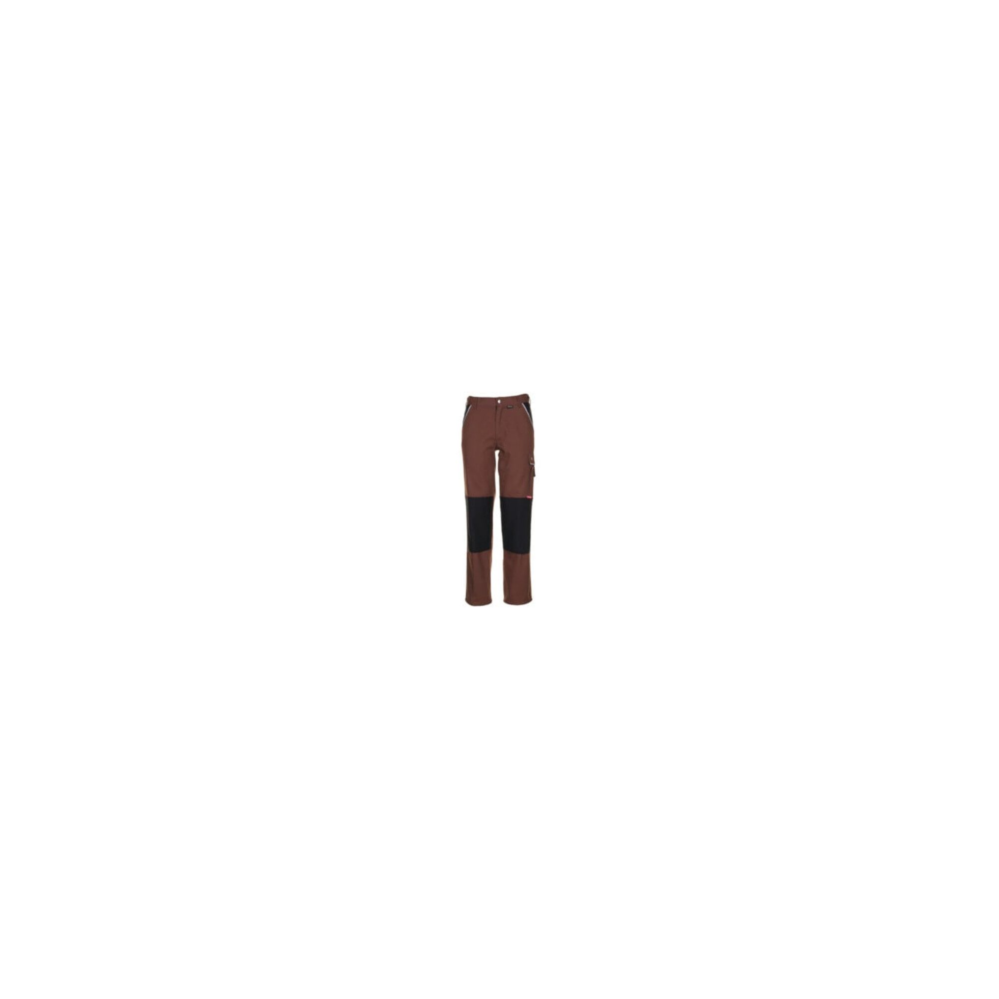 3/4-Hose Planam Bundhose Canvas 320 braun/schwarz 48