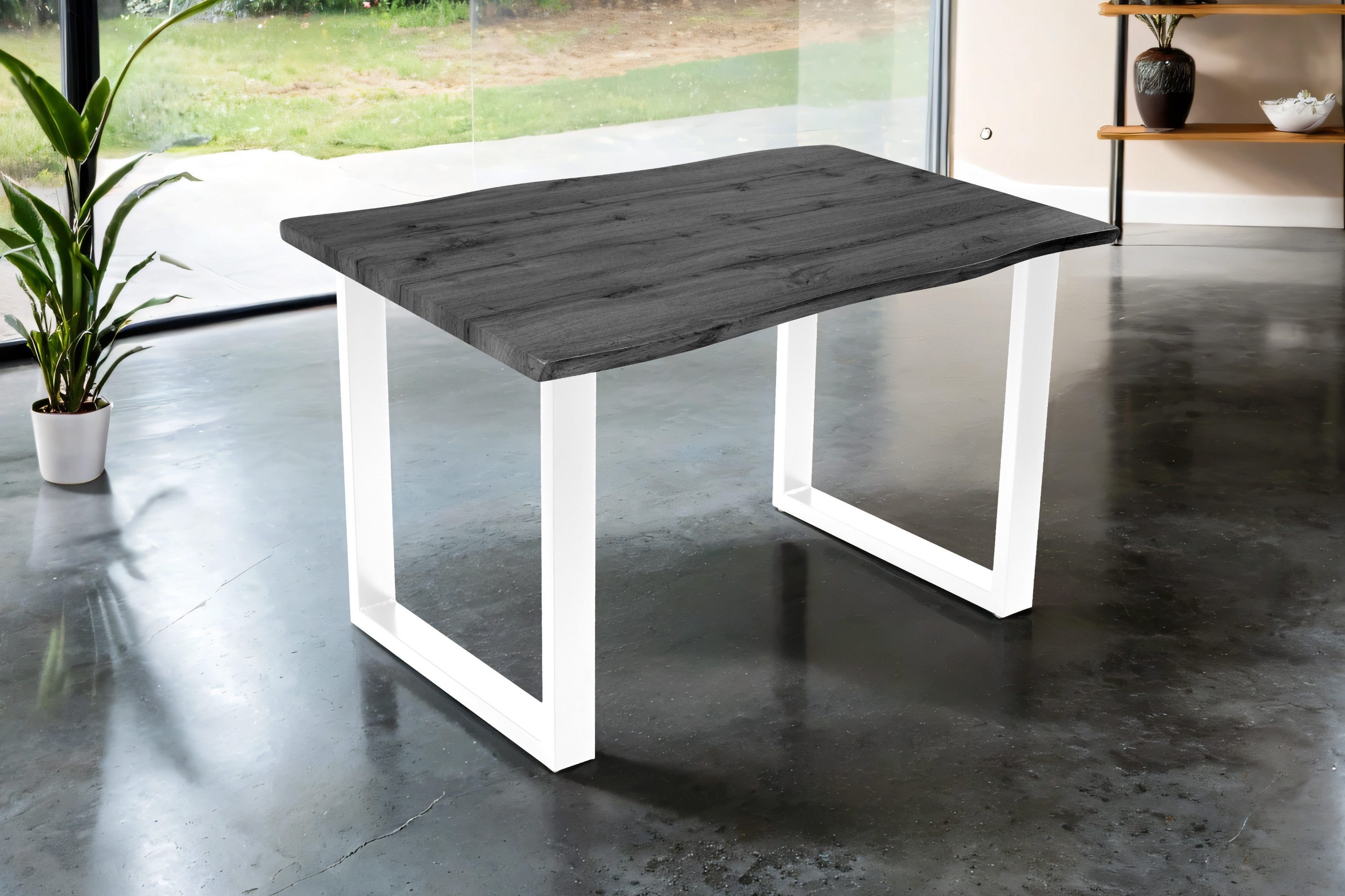SAM® Esstisch Thora, verschiedene Holz-Optiken, U-Metallgestell, günstig online kaufen