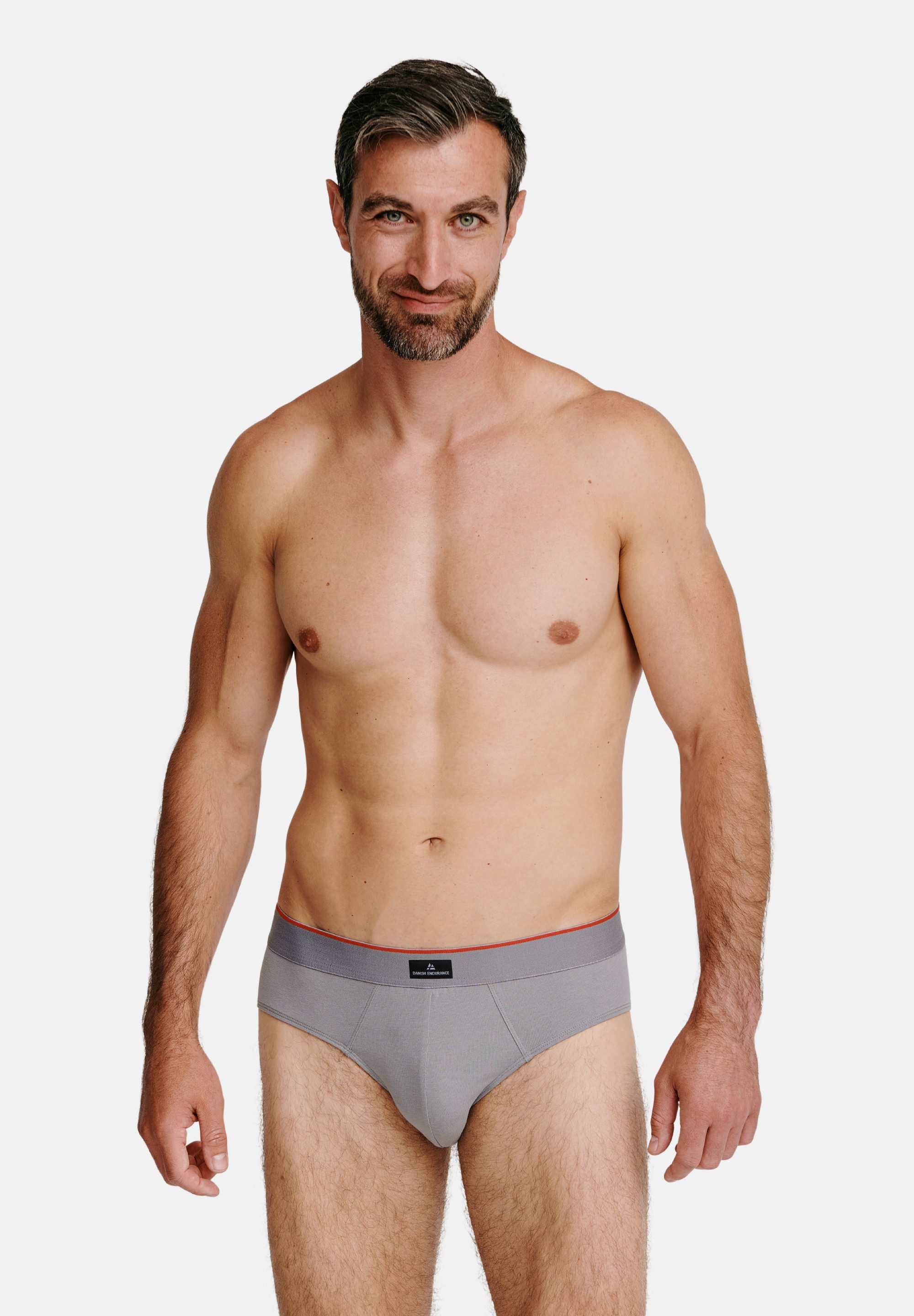 DANISH ENDURANCE Slip Classic (Packung, 6-St) Herren Brief aus Baumwolle