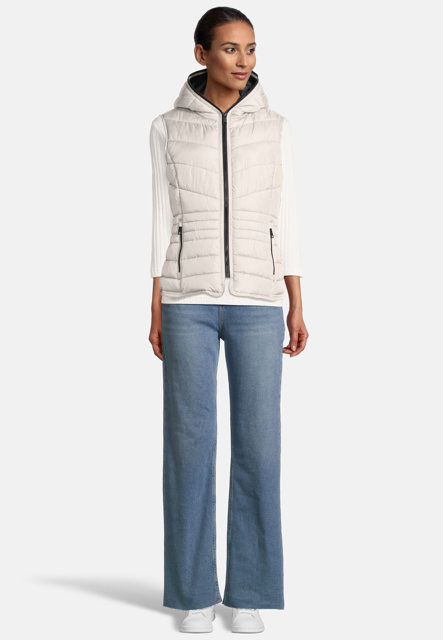 New View Steppweste mit Kapuze