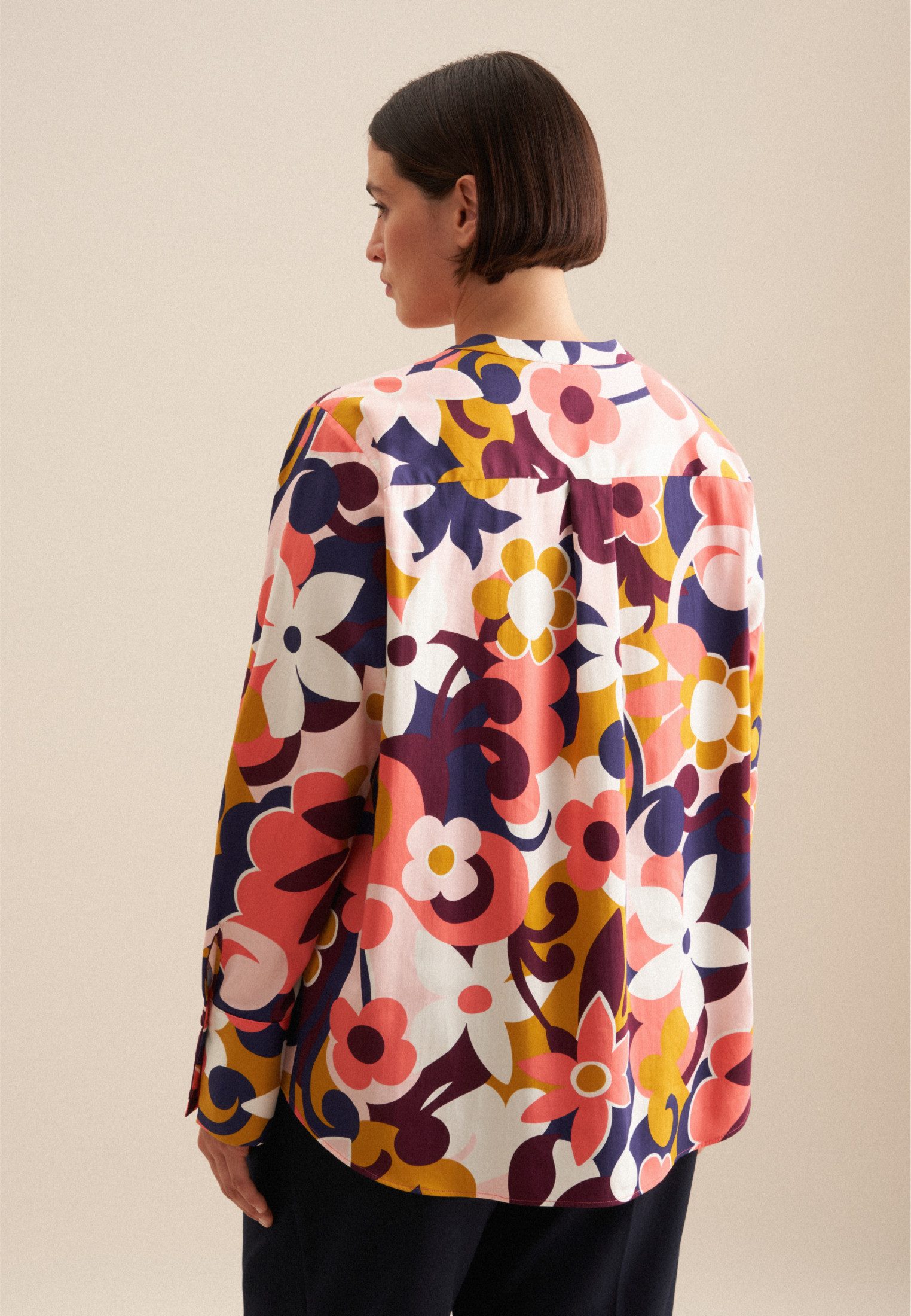 seidensticker Klassische Bluse Schwarze Rose Tunika günstig online kaufen