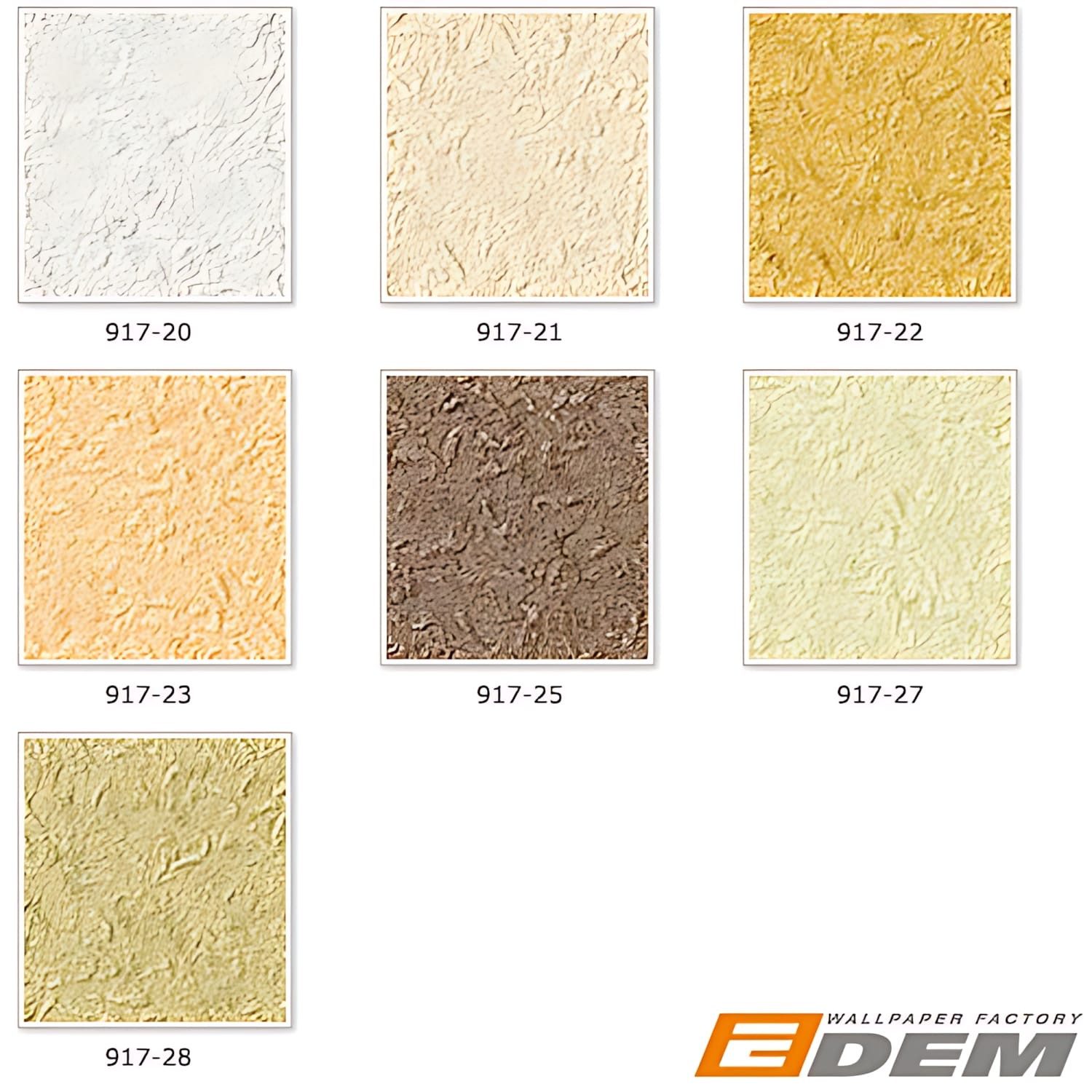 Edem Prägetapete 1 MUSTERSTÜCK S-917-23 DIN A4 MUSTER der Uni Vliestapete, schimmernd, unifarben, Strukturmuster, (1 Musterblatt, ca. A5-A4), aprikose, orange-gelb