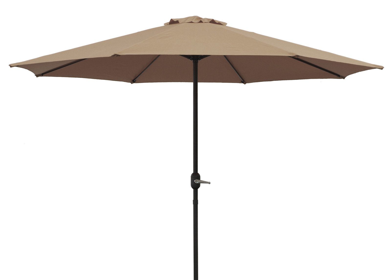 DEGAMO Marktschirm, 300cm Durchmesser, mit Kurbelmechanismus, Gestell Alu günstig online kaufen