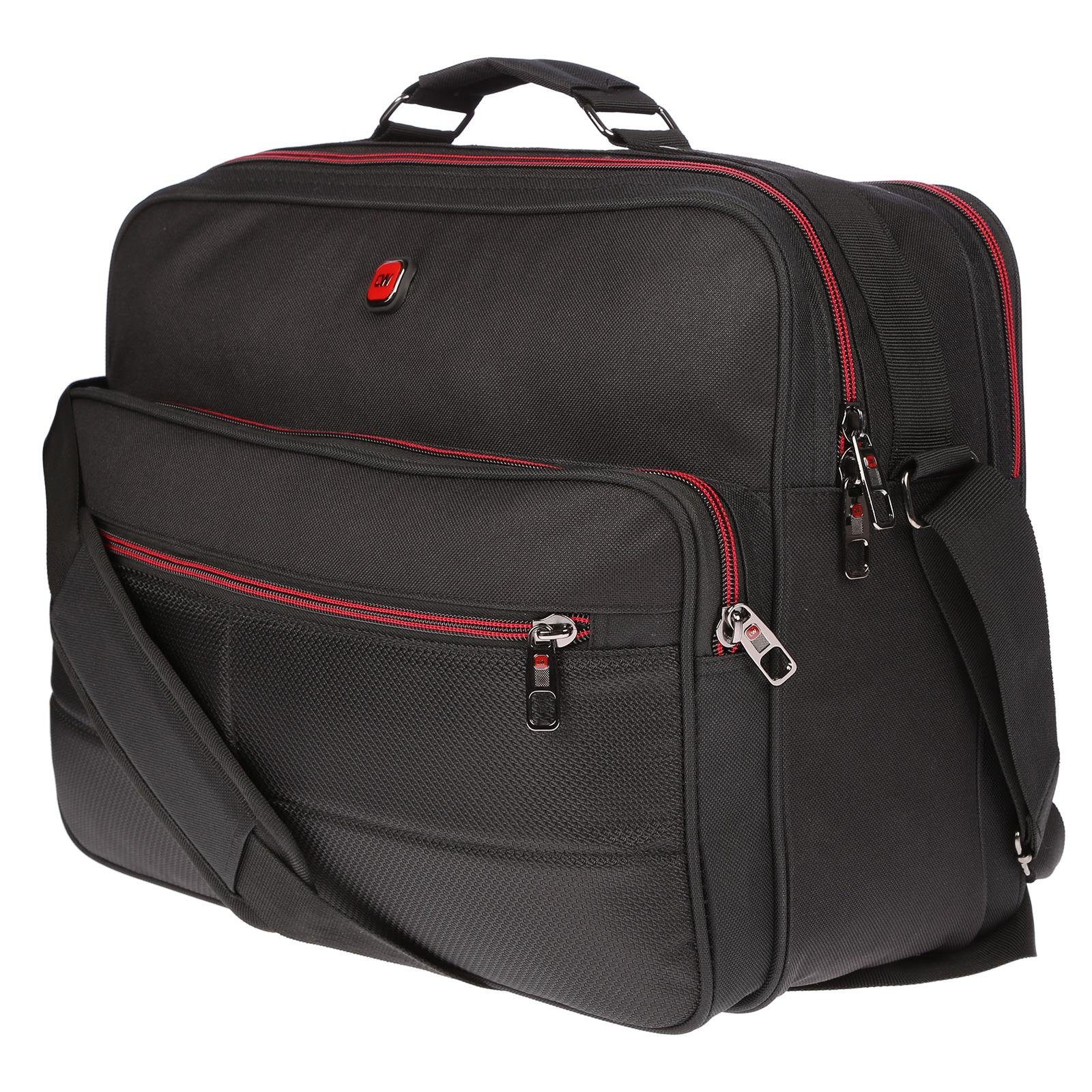 Christian Wippermann Businesstasche Herren Umhängetasche Tasche Arbeitstasche Schultertasche Messenger