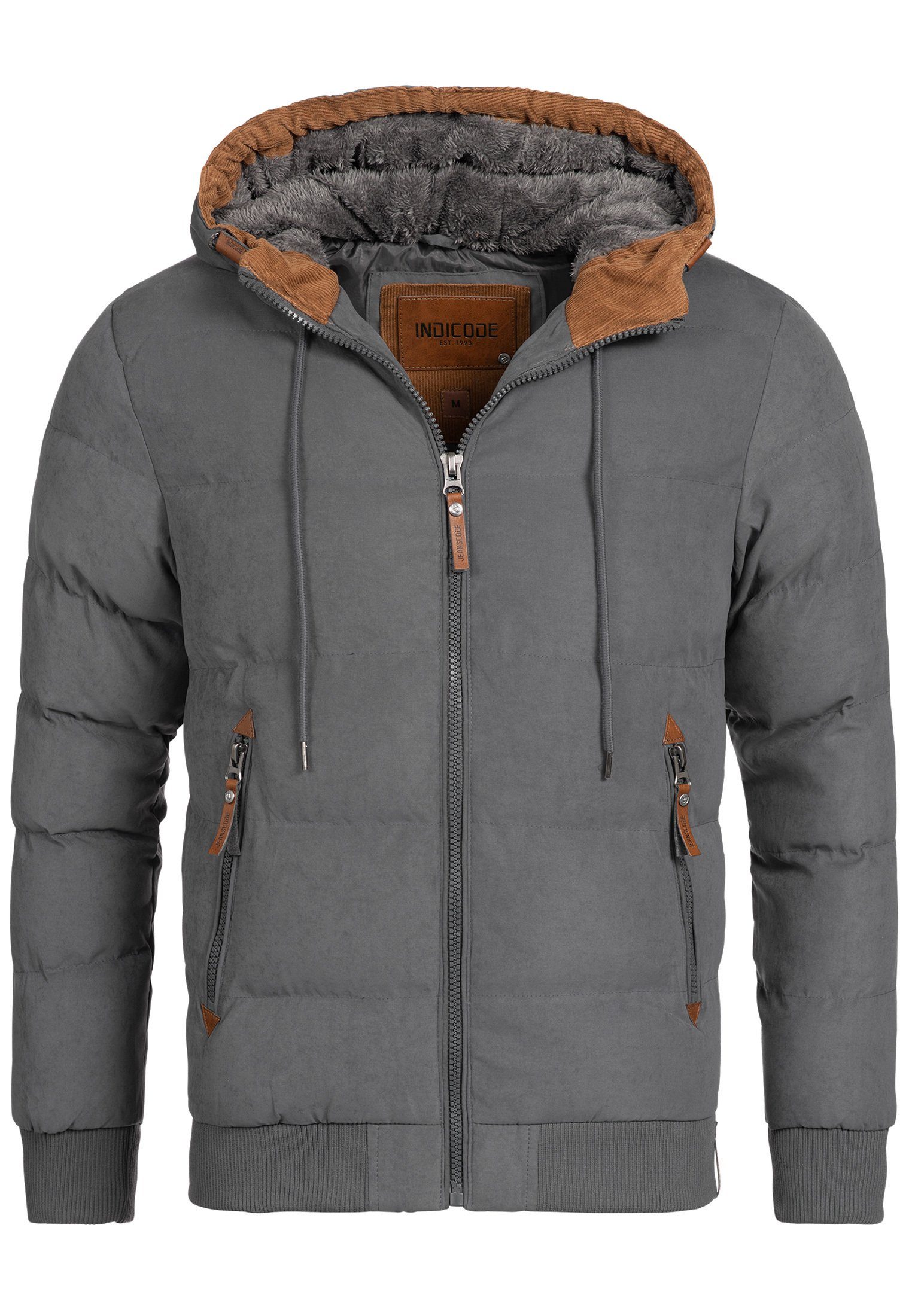 Indicode Winterjacke Herren Adeline Jacke Winter Herrenjacke mit Teddyfutte günstig online kaufen