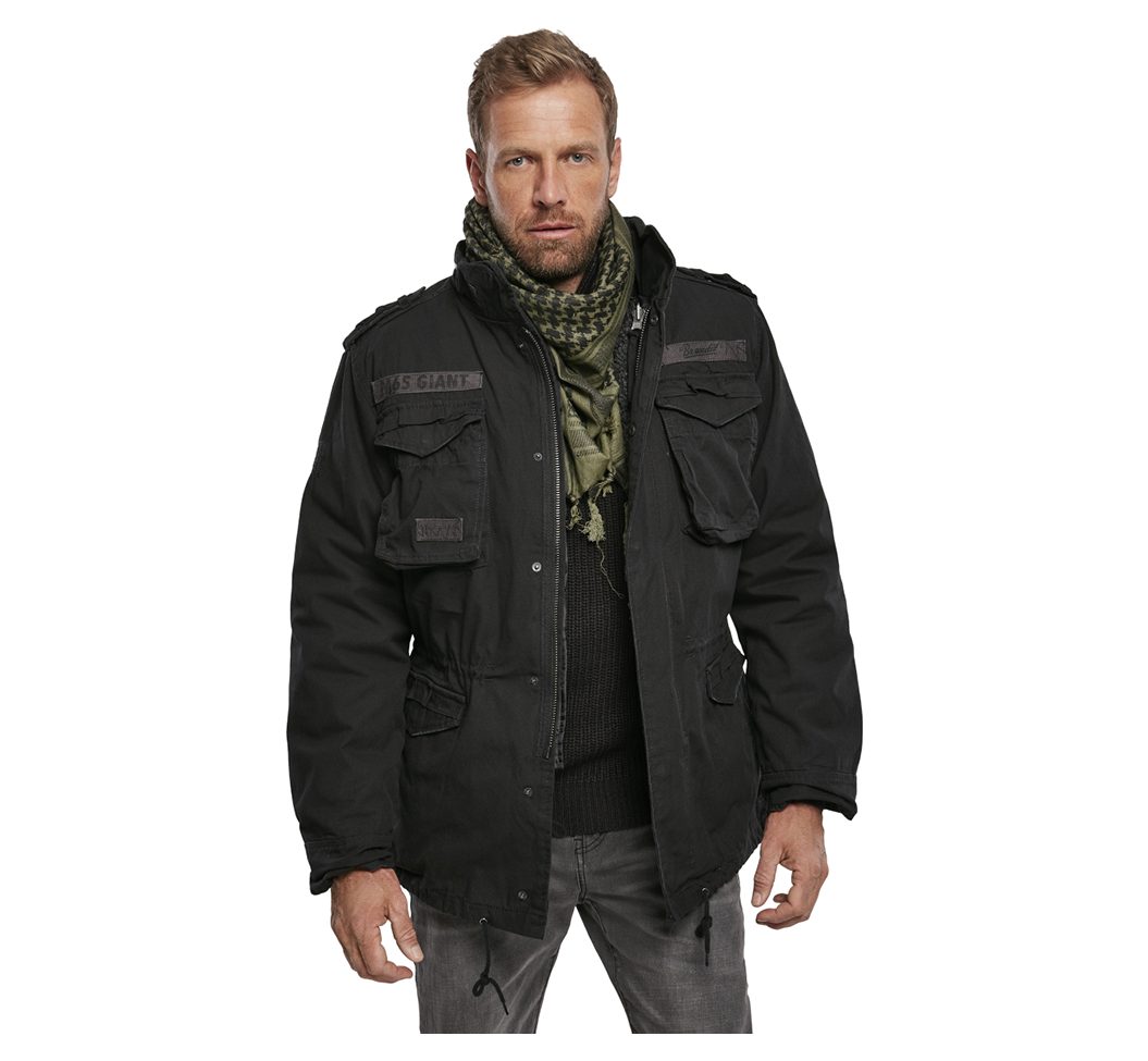 Brandit Parka Warme Winter Jacke Parka Feldjacke M65 teddyfell GIANT Baumwolle 2 in1 – Bild 5 von 5
