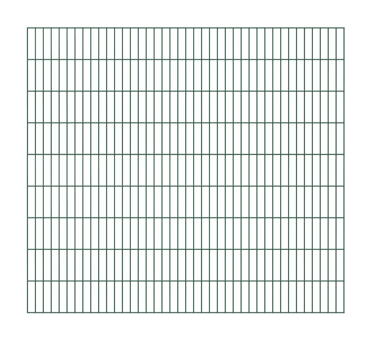 Alberts Zaun Alberts 642952 Doppelstabmattenzaun, kunststoffbeschichtet, anthrazit, Alberts Doppelstabmatte 6-5-6, 2 m Matte, verschiedene Farben und Größ
