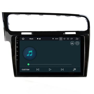 TAFFIO Für Volkswagen Golf 7 VII 10" Touch Android Radio CarPlay AndroidAuto Einbau-Navigationsgerät