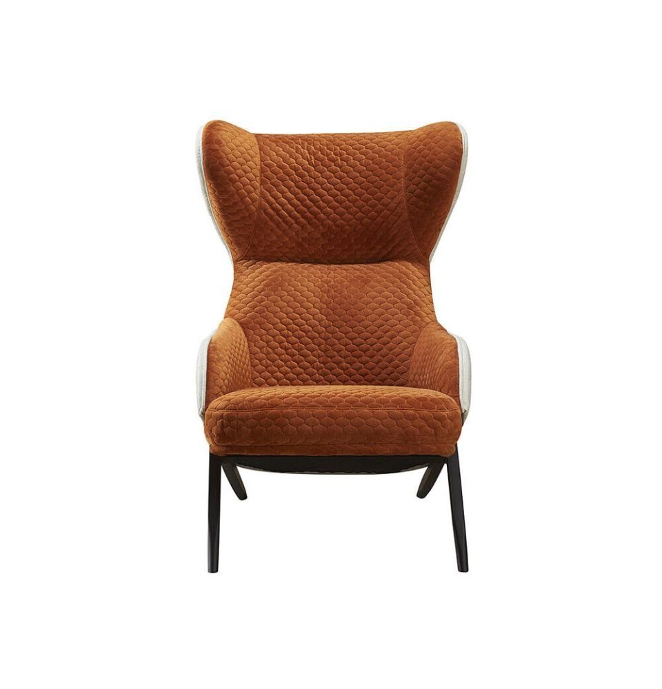 Sofa Luxus Sessel Lounge Design Orange Sitzer JVmoebel Couch Club Neu Relax Sessel, Polster