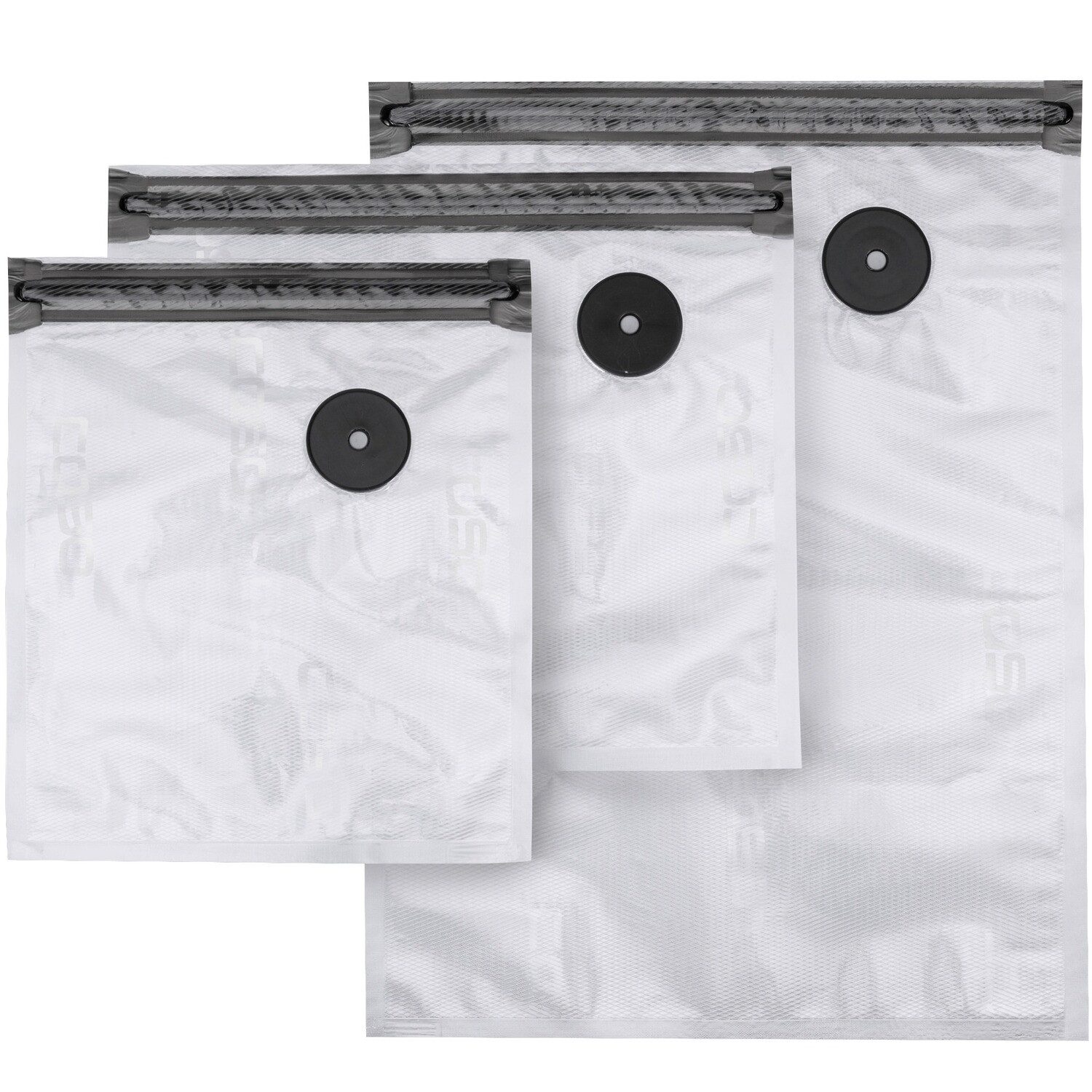 Caso Vakuumier-Folienrollen Vakuumbeutel Zip-Bags Set