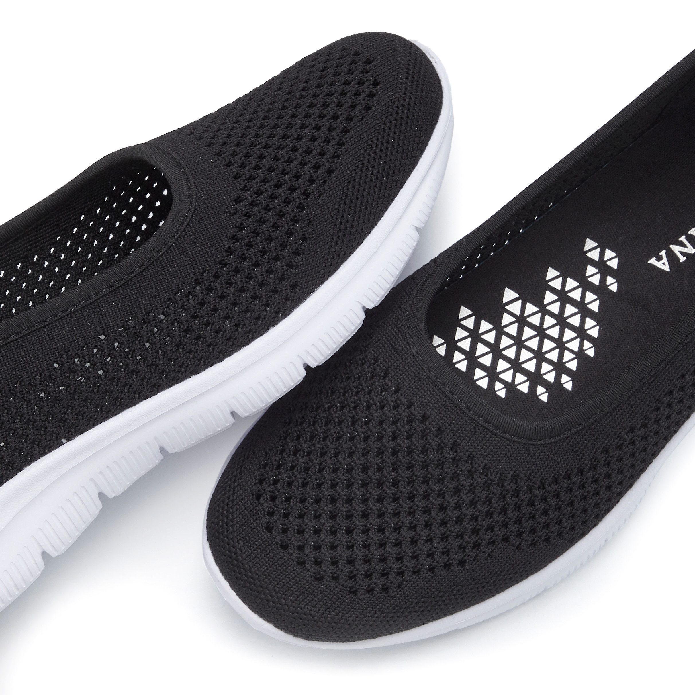 LASCANA Halbschuh, Slip-On-Sneaker, Sneaker Ballerinas zum Reinschlüpfen VEGAN