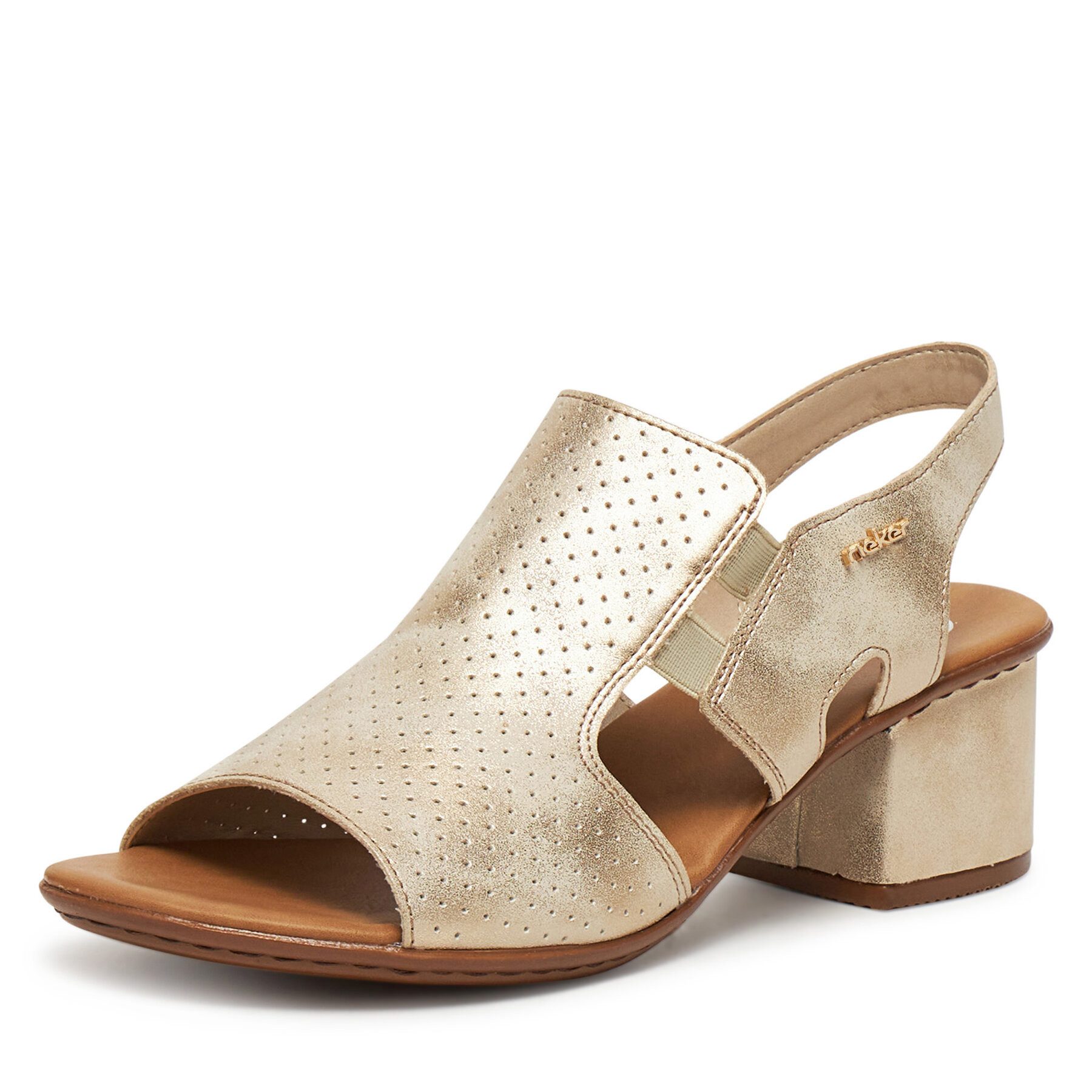 Rieker Rieker Damen-Sandalen Gold 64665-60 Sandale