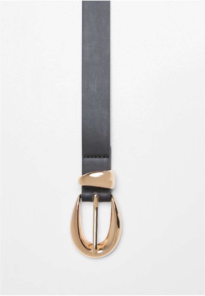 URBAN CLASSICS Hüftgürtel Chunky Buckle Loop Synthetic Leather Belt Ledergürtel